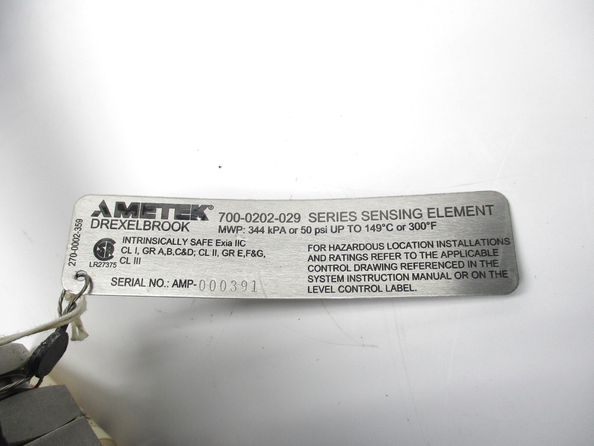 AMETEK 700-0202-029 PXLX SERIES UNMP