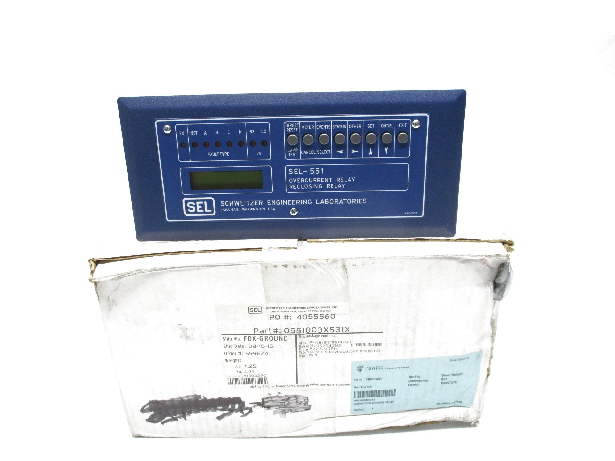 SEL SEL-551 0551003X531X NSMP
