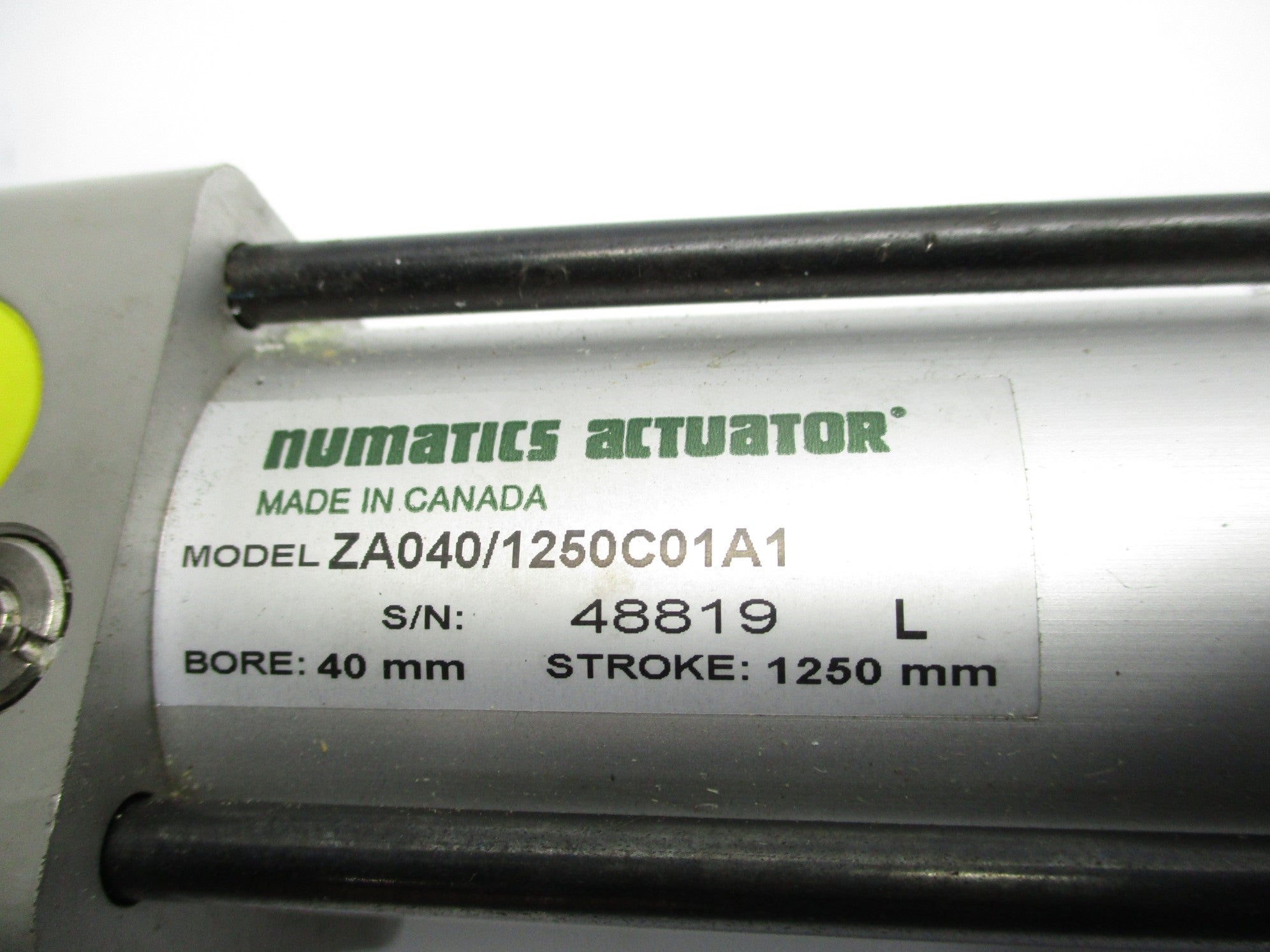 NUMATICS ZA040/1250C01A1 NSNP