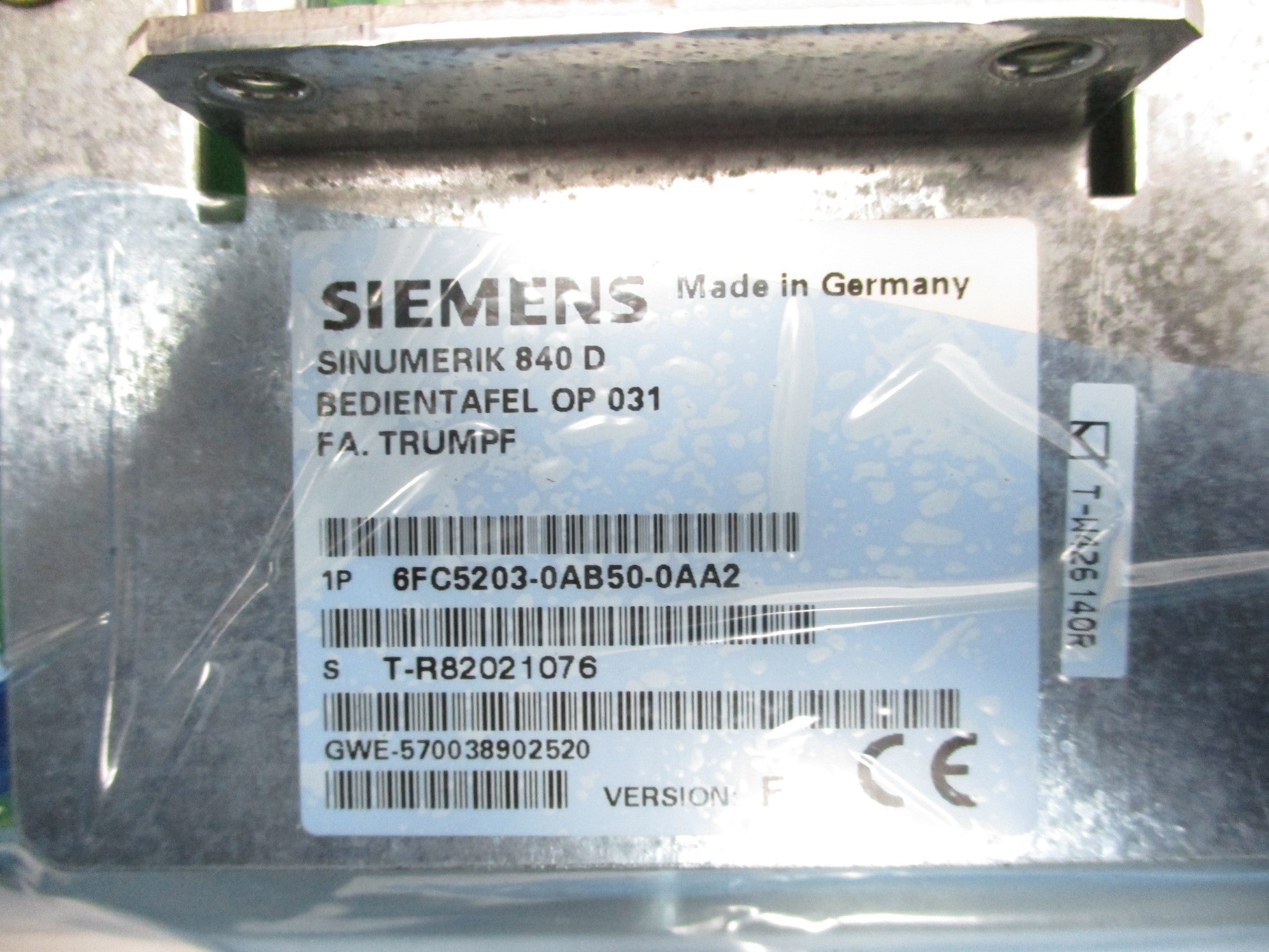 SIEMENS 6FC5203-0AB50-0AA2 NSMP