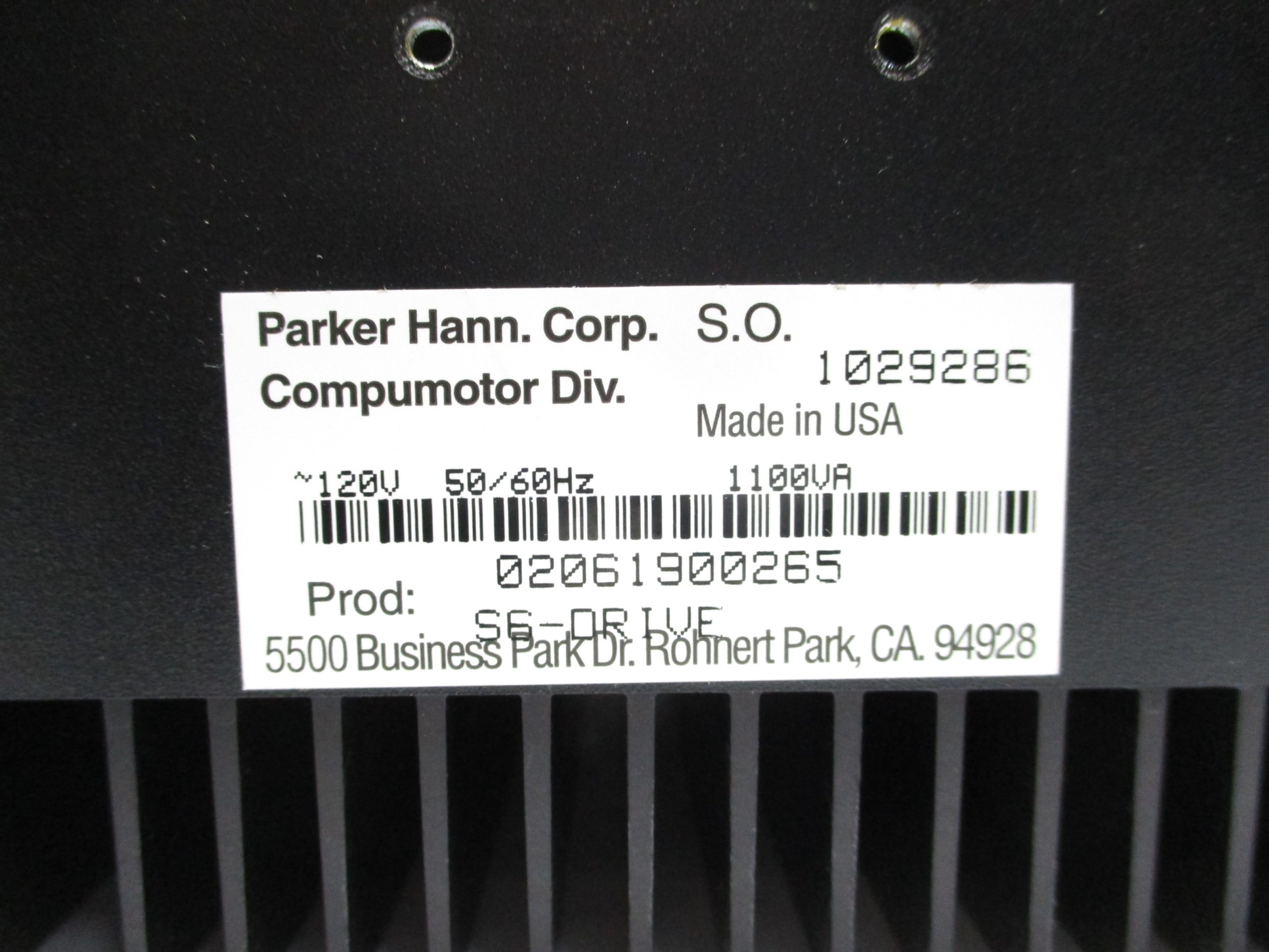 PARKER S6-DRIVE UNMP