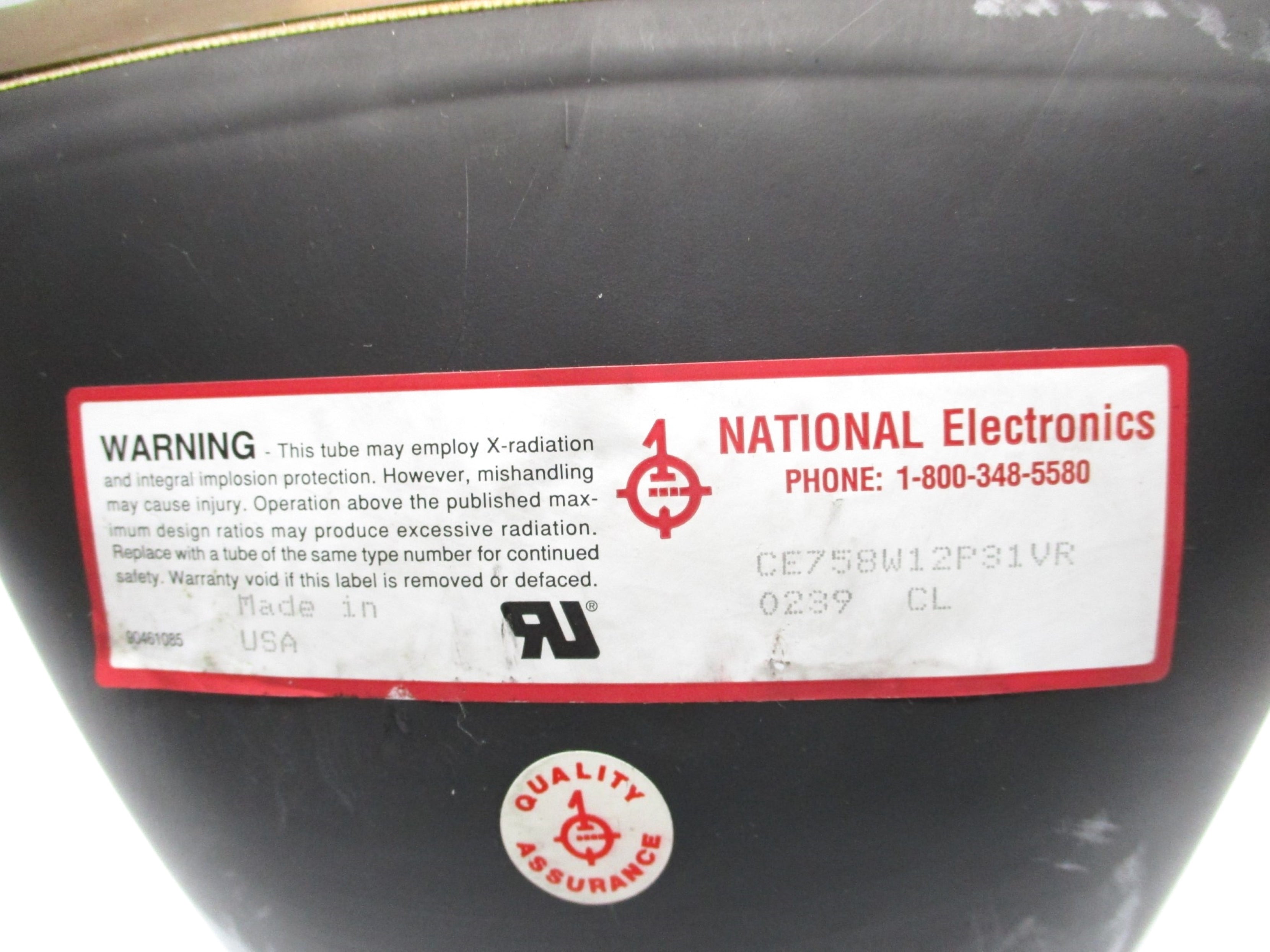 NATIONAL ELECTRONICS CE758W12P31VR NSMP