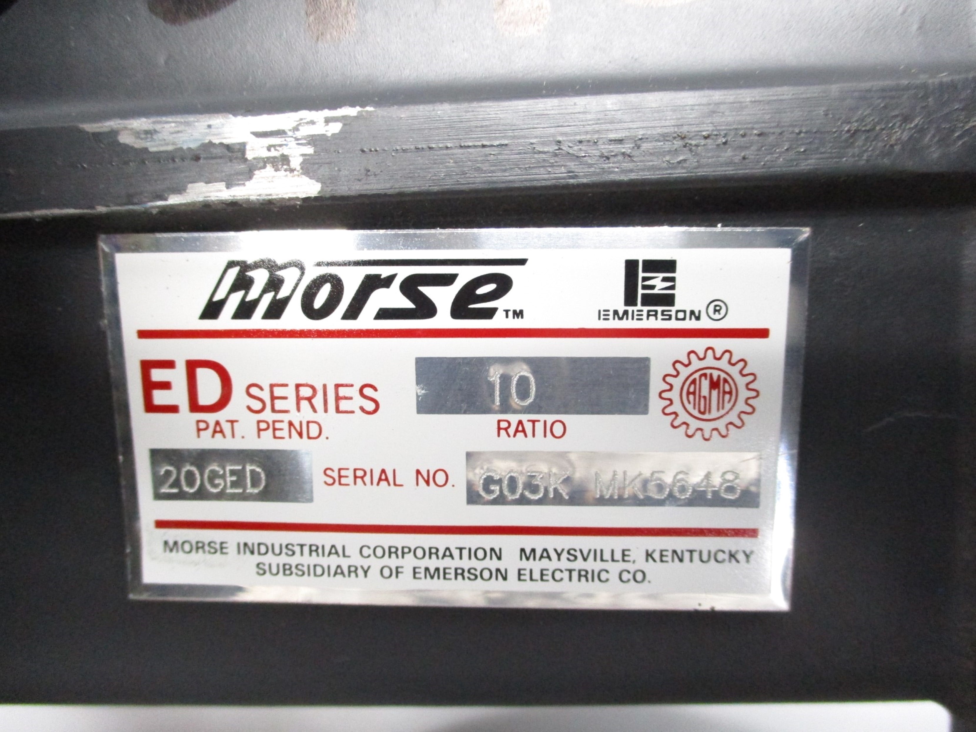 MORSE 20GED ED SERIES NSMP