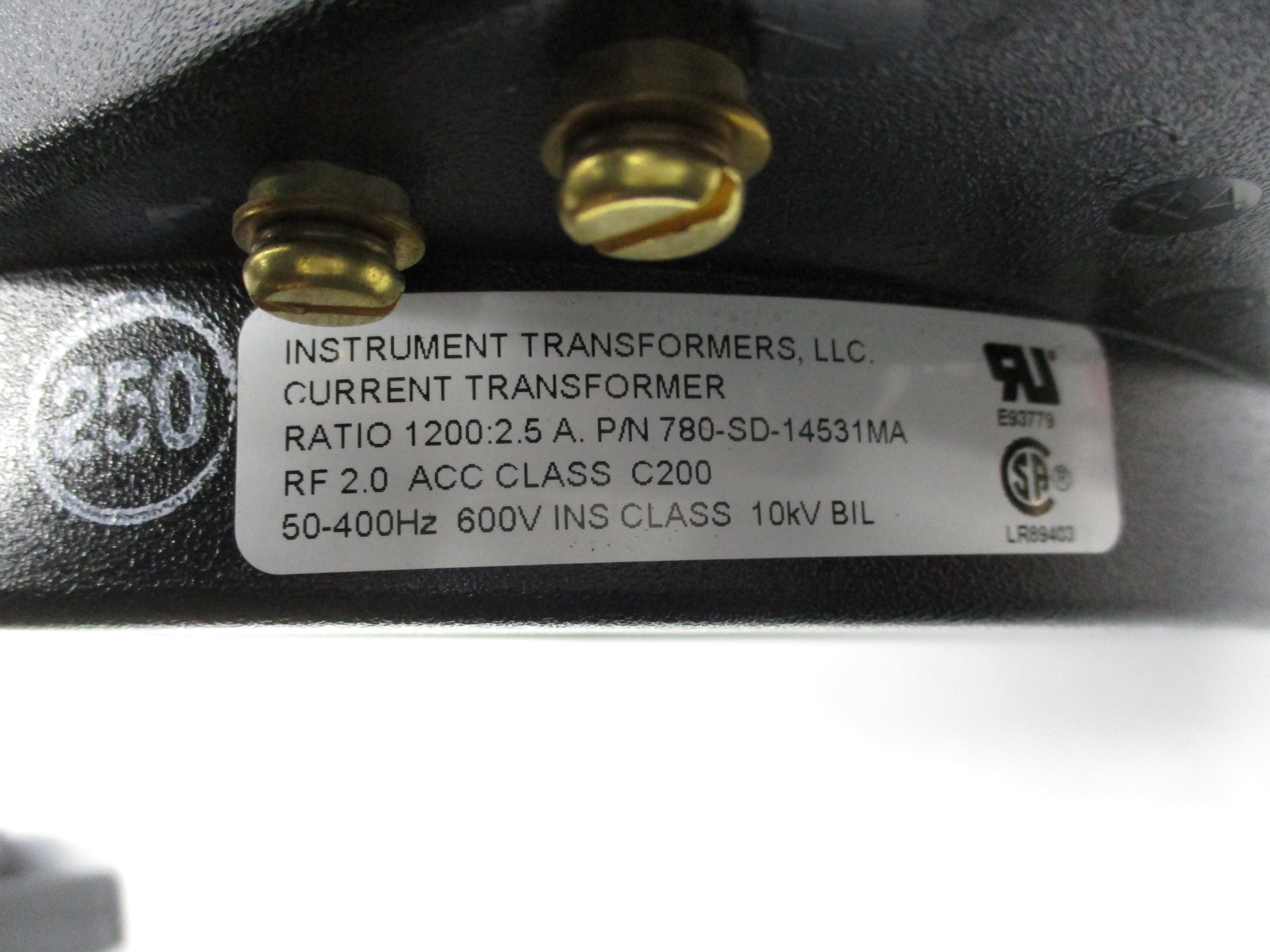 INSTRUMENT TRANSFORMER 780-SD-14531MA NSNP