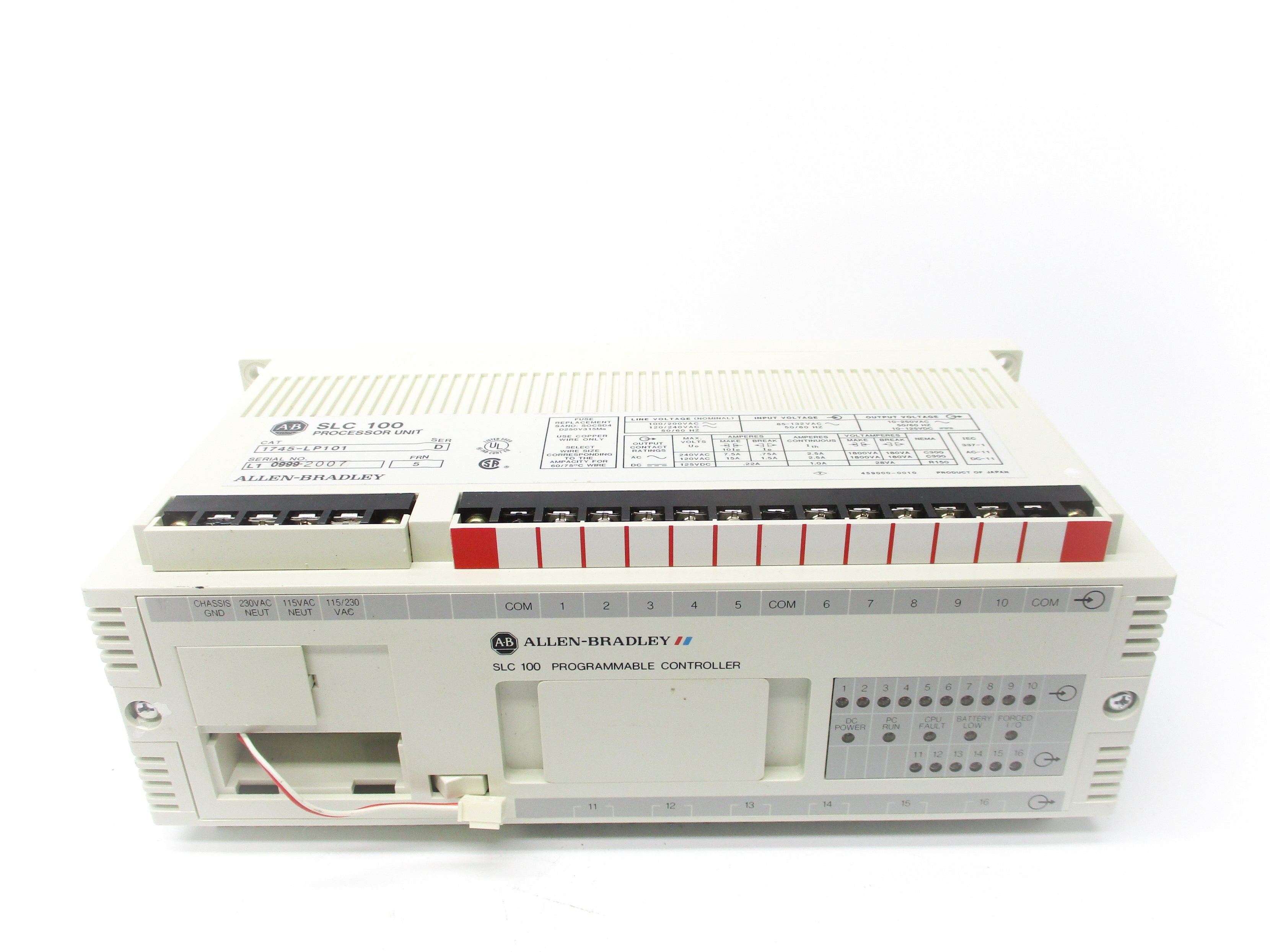 ALLEN BRADLEY 1745-LP101 SER. D F/W 5 NSNP