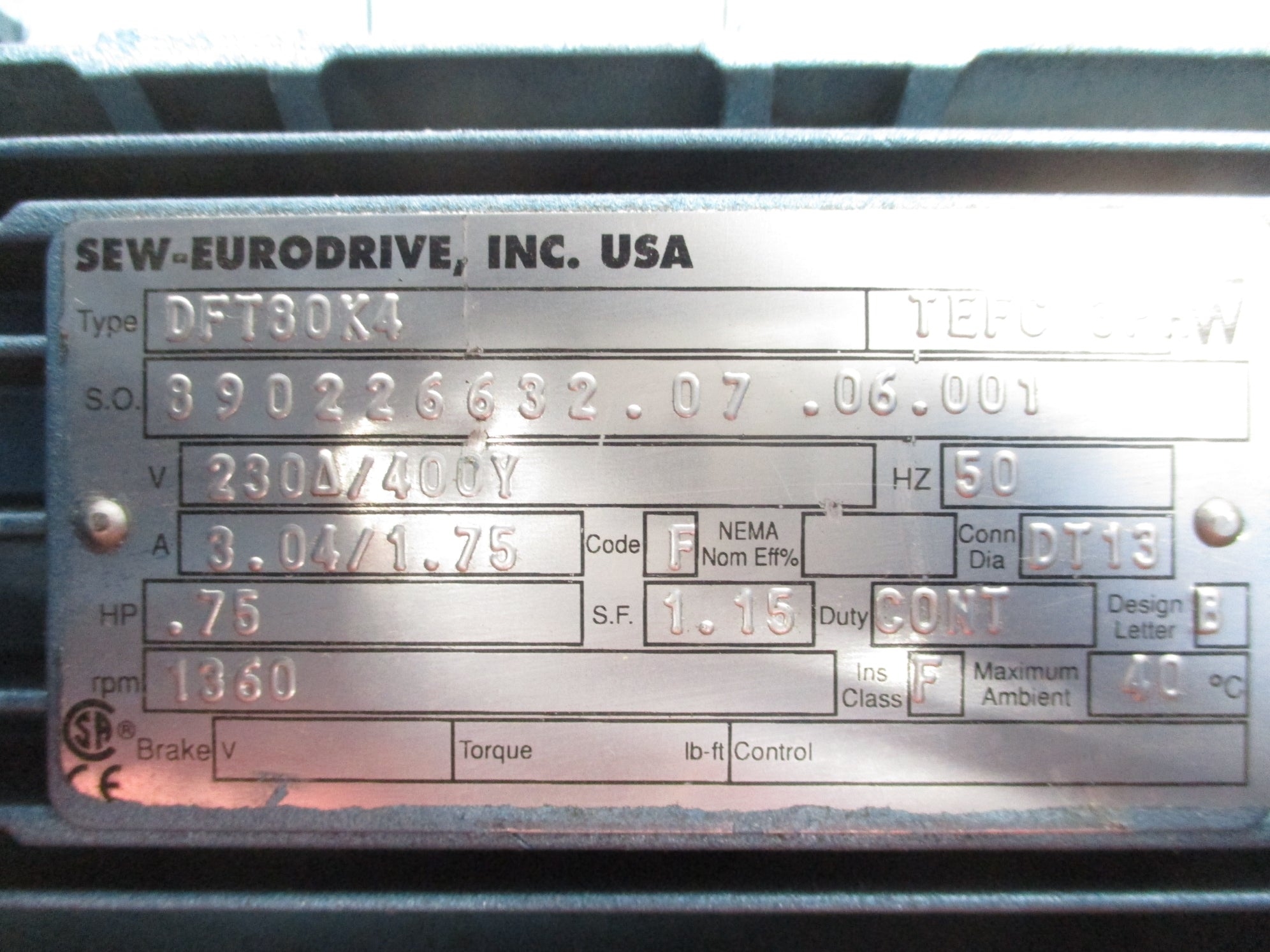 SEW EURODRIVE K27DT80K4  NSNP