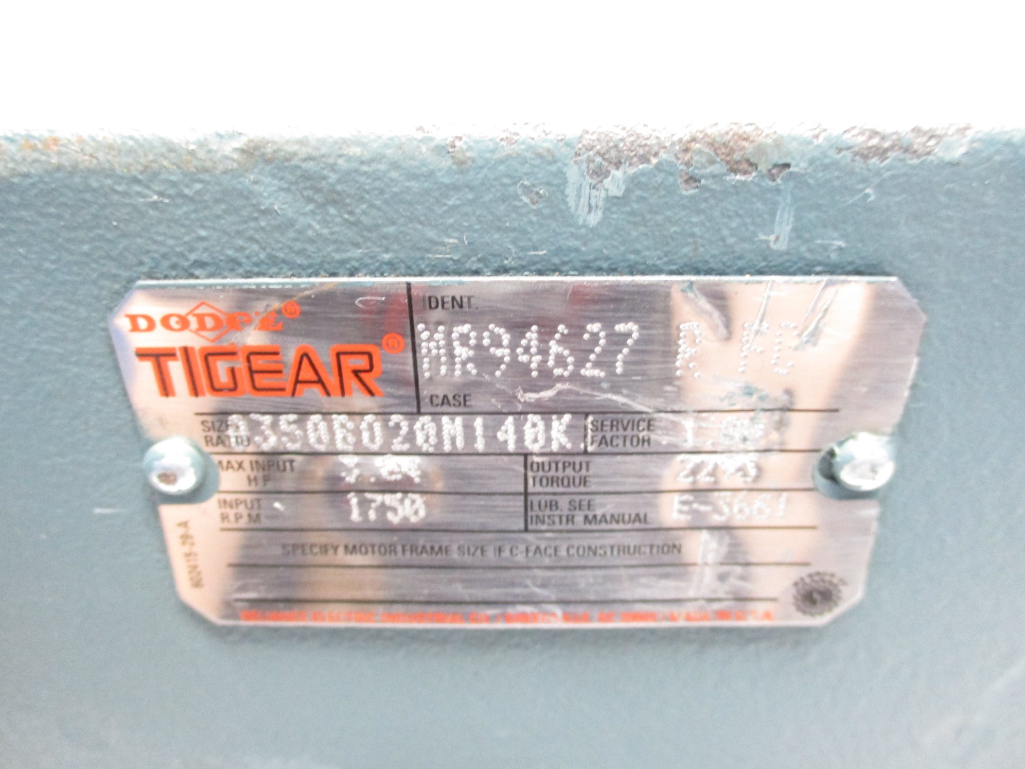 DODGE Q350B020M140K1 UNMP