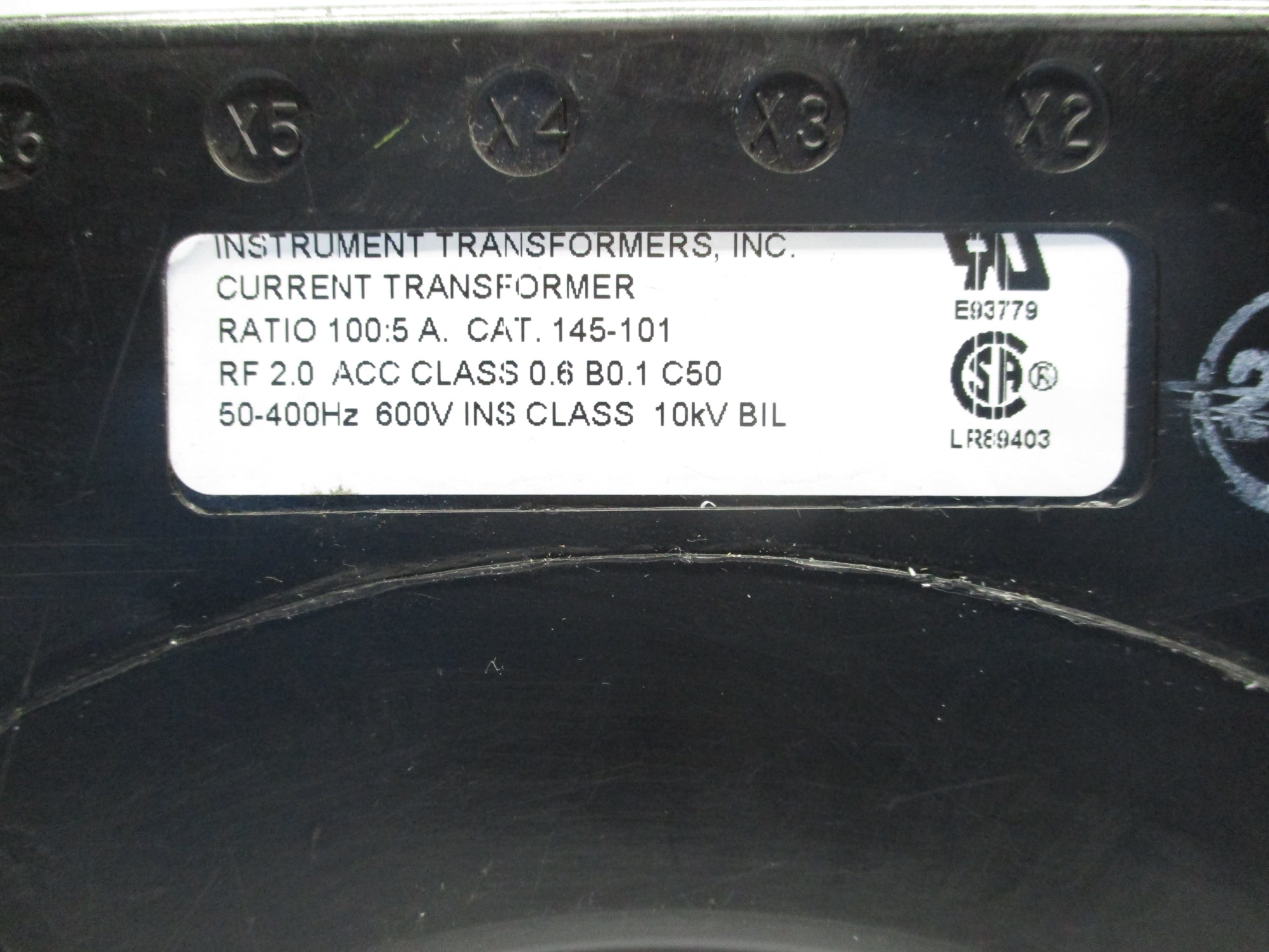 INSTRUMENT TRANSFORMER 145-101 10KV NSNP