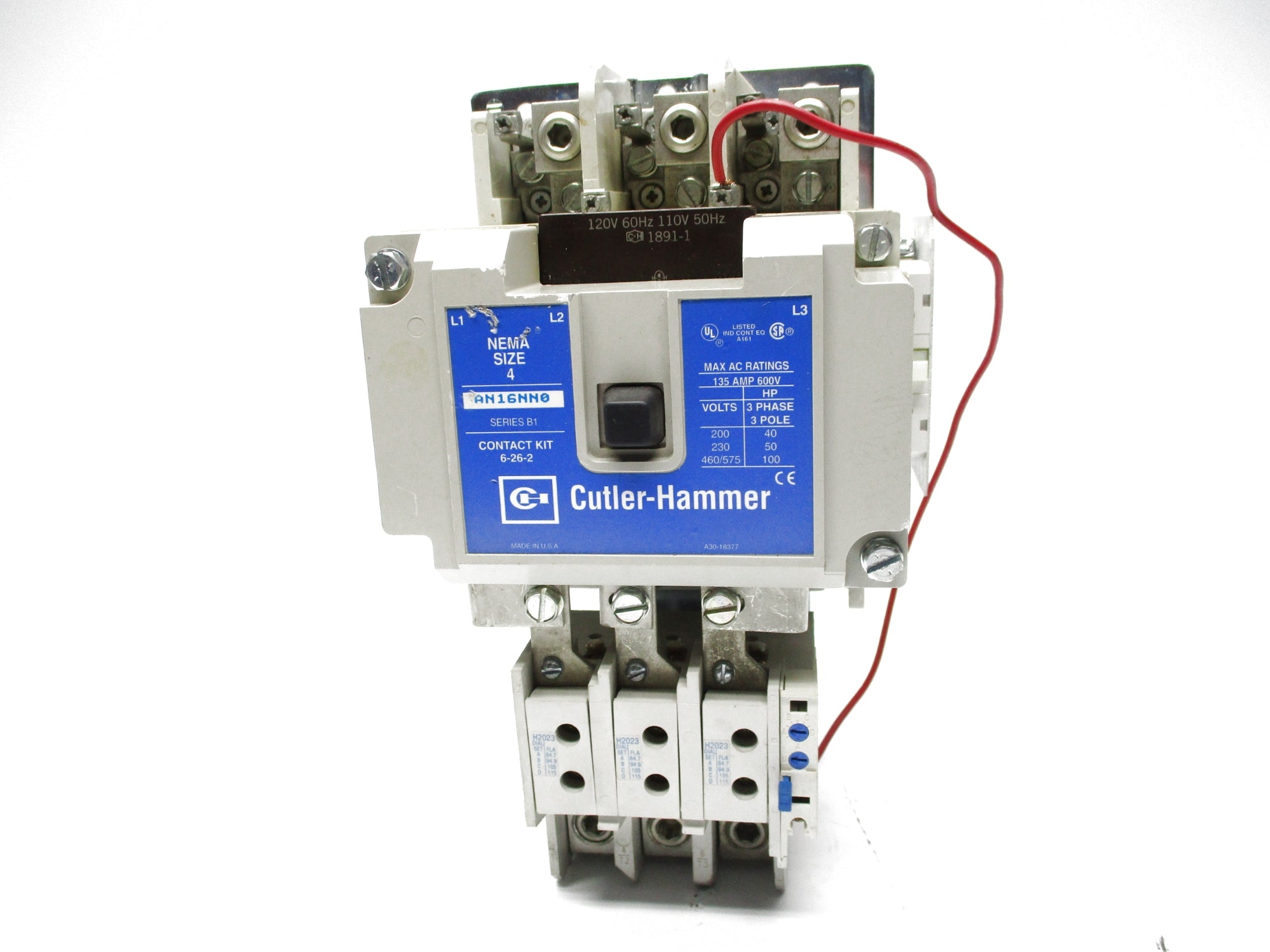 CUTLER HAMMER AN16NN0 SER. B1 UNMP