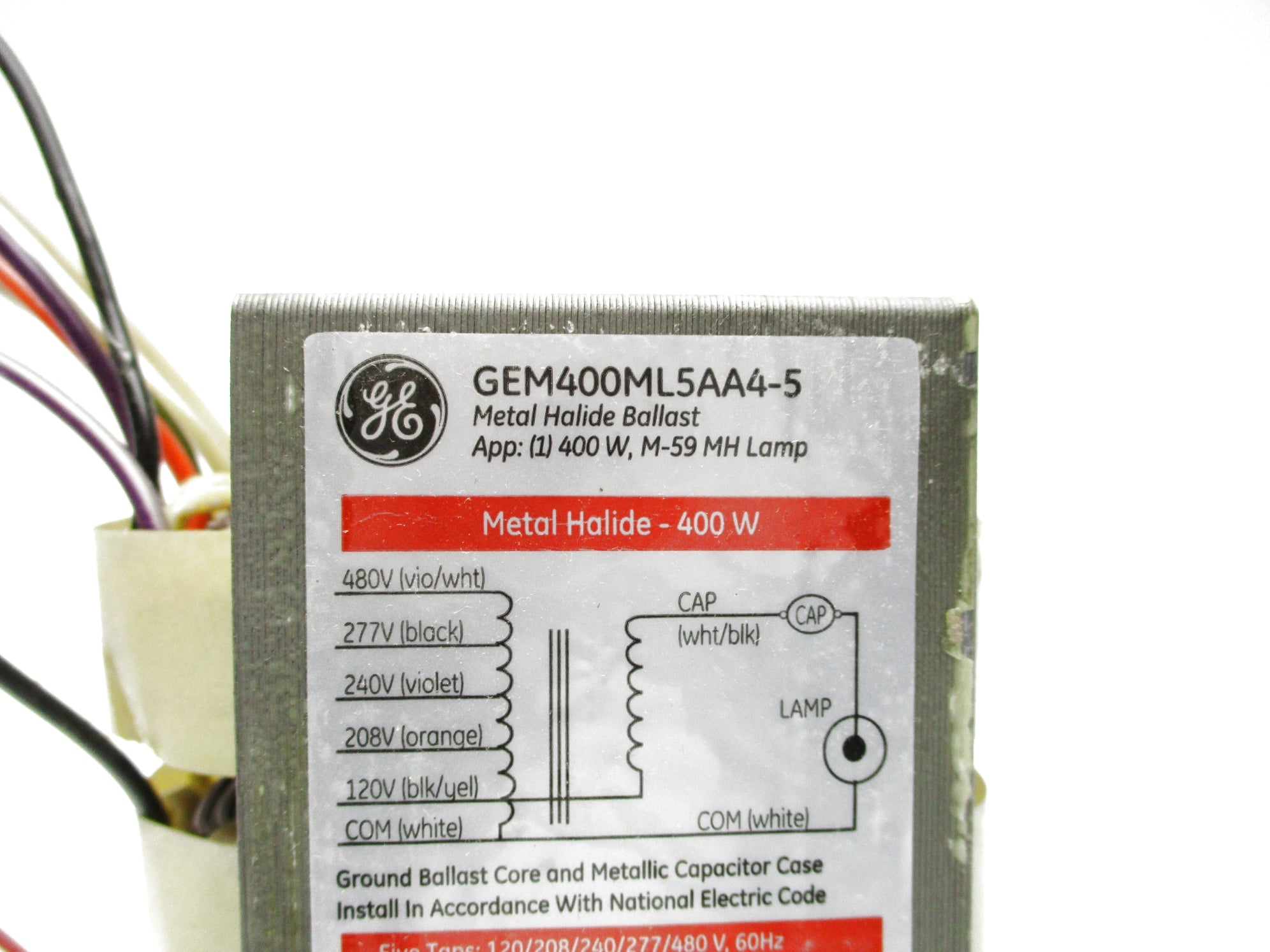 GENERAL ELECTRIC GEM400ML5AA4-5 72300 NSMP