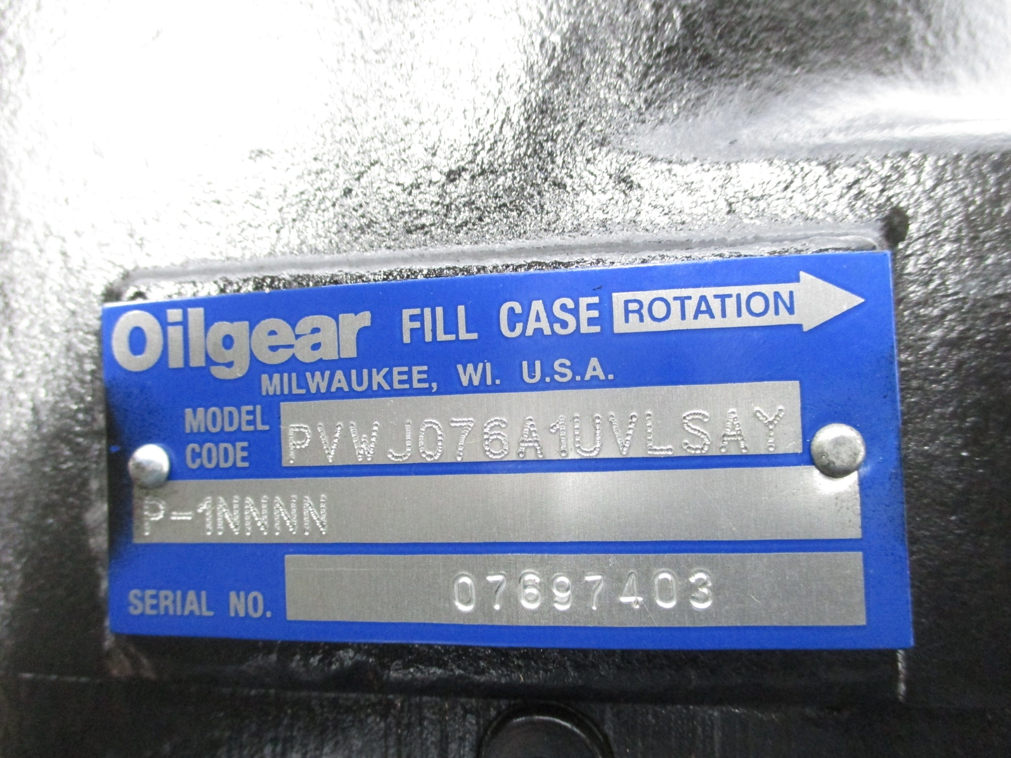 OILGEAR PVWJ076A1UVLSAYPINNNN NSNP