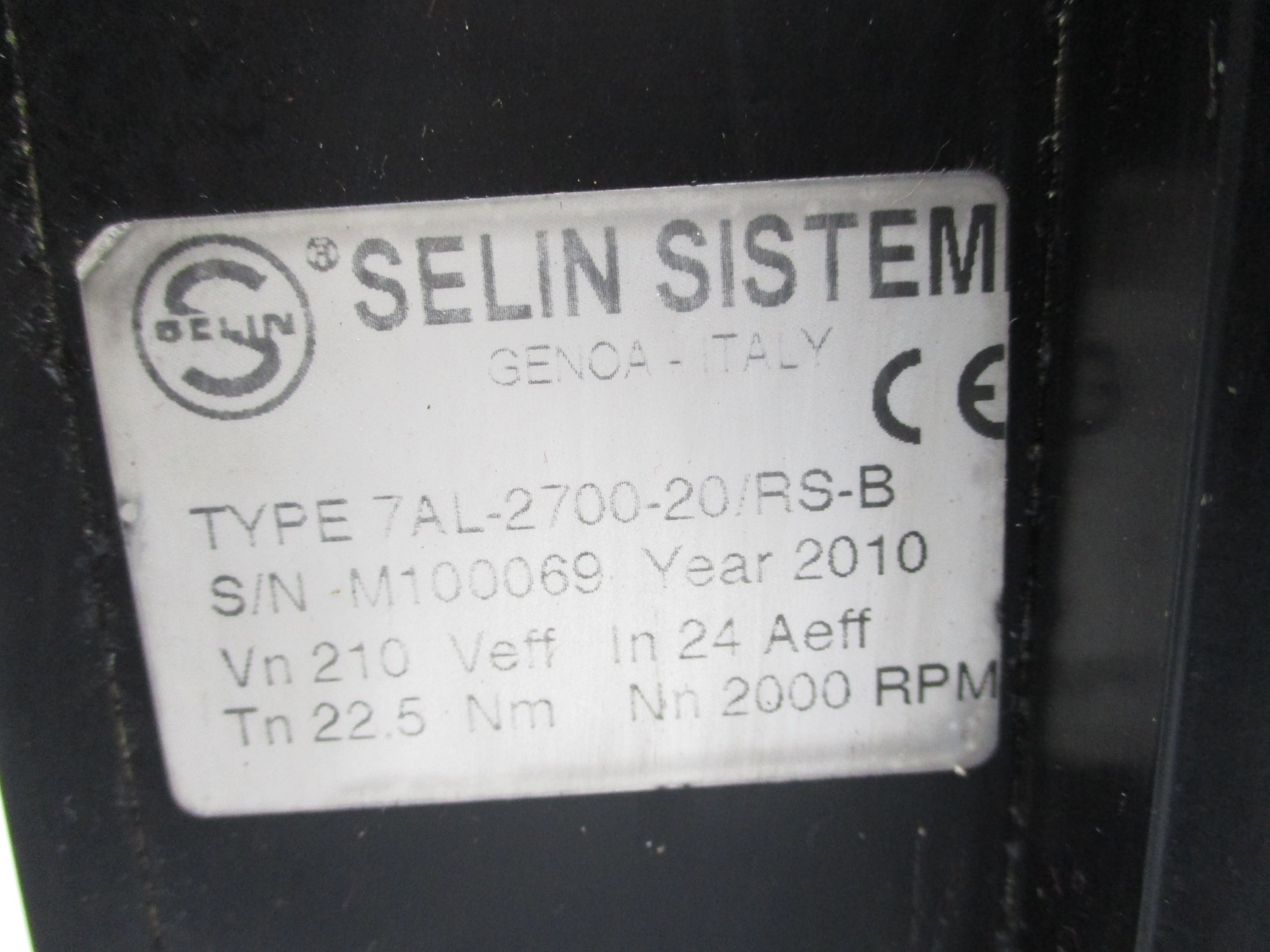 SELIN SISTEM 7AL-2700-20/RS-B UNMP