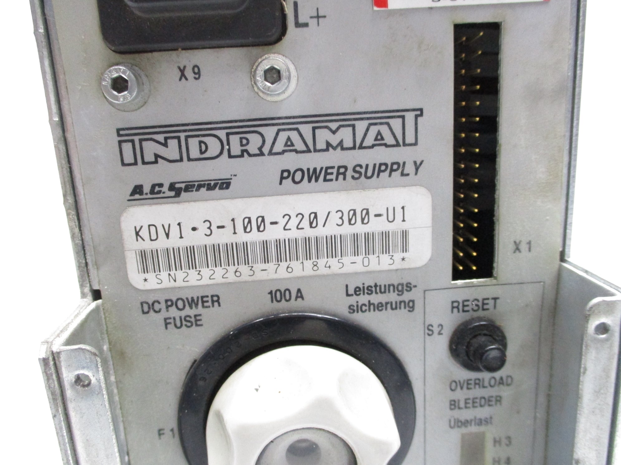 INDRAMAT KDV1.3-100-220/300-U1 UNMP