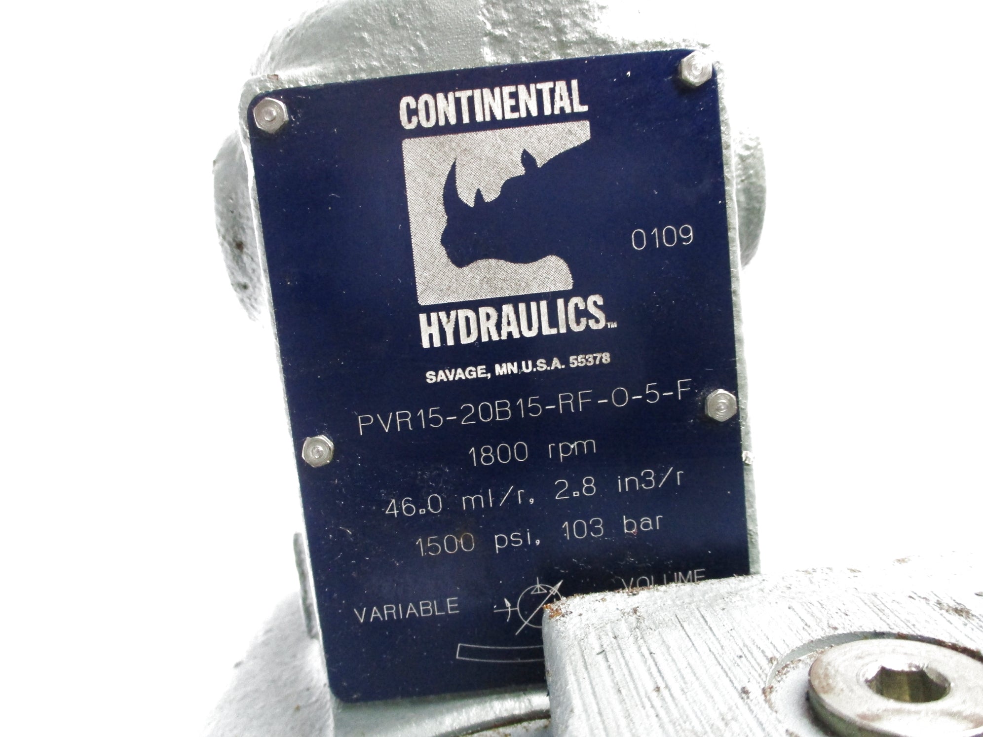 CONTINENTAL HYDRAULICS PVR15-20B15-RF-0-5-F UNMP