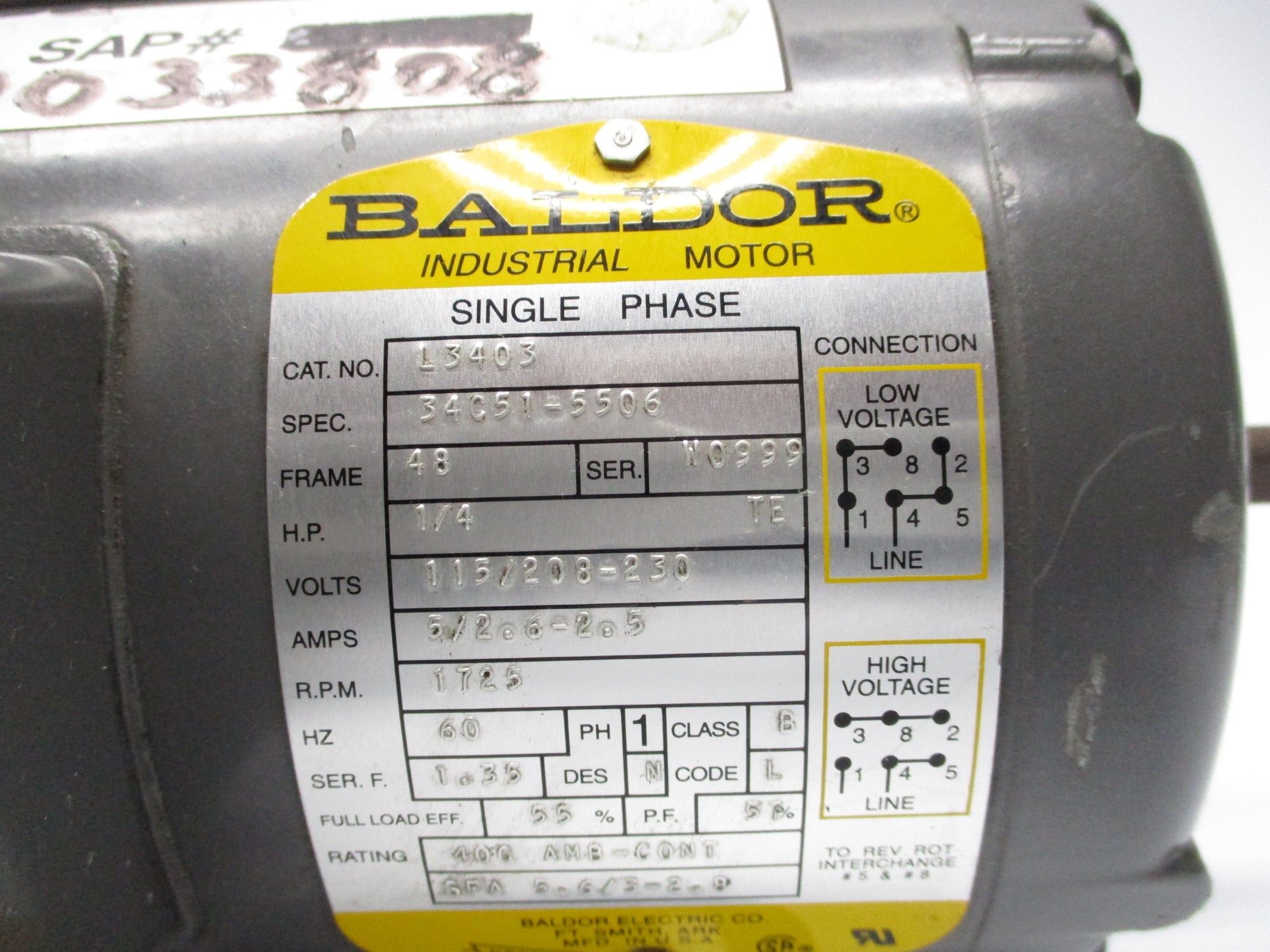 BALDOR L3403 UNMP