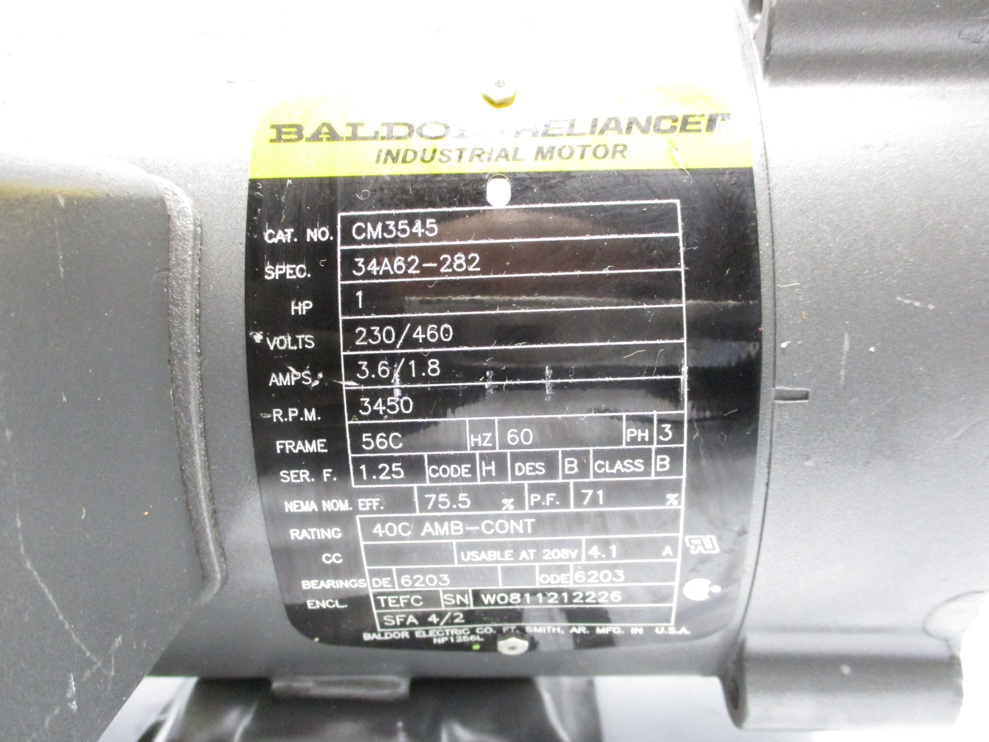 BALDOR CM3545 UNMP