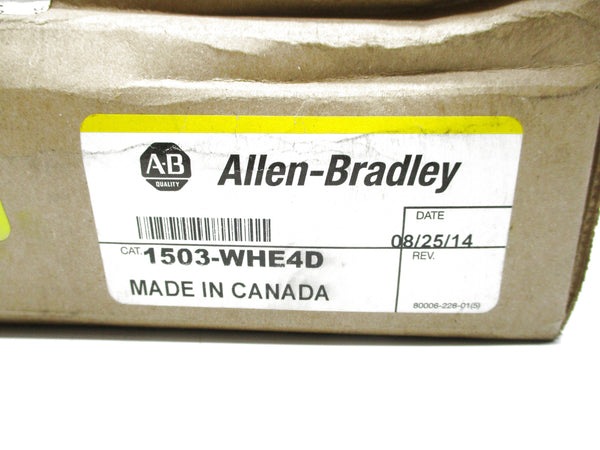 ALLEN BRADLEY 1503-WHE4D DATE: 2014 (BR/YL) NSFS