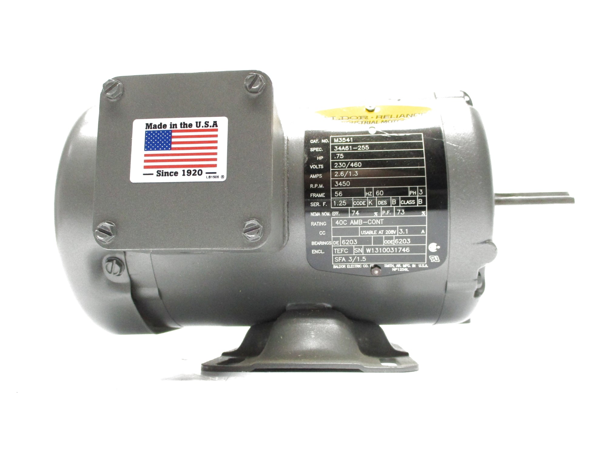 BALDOR VM3541 NSNP