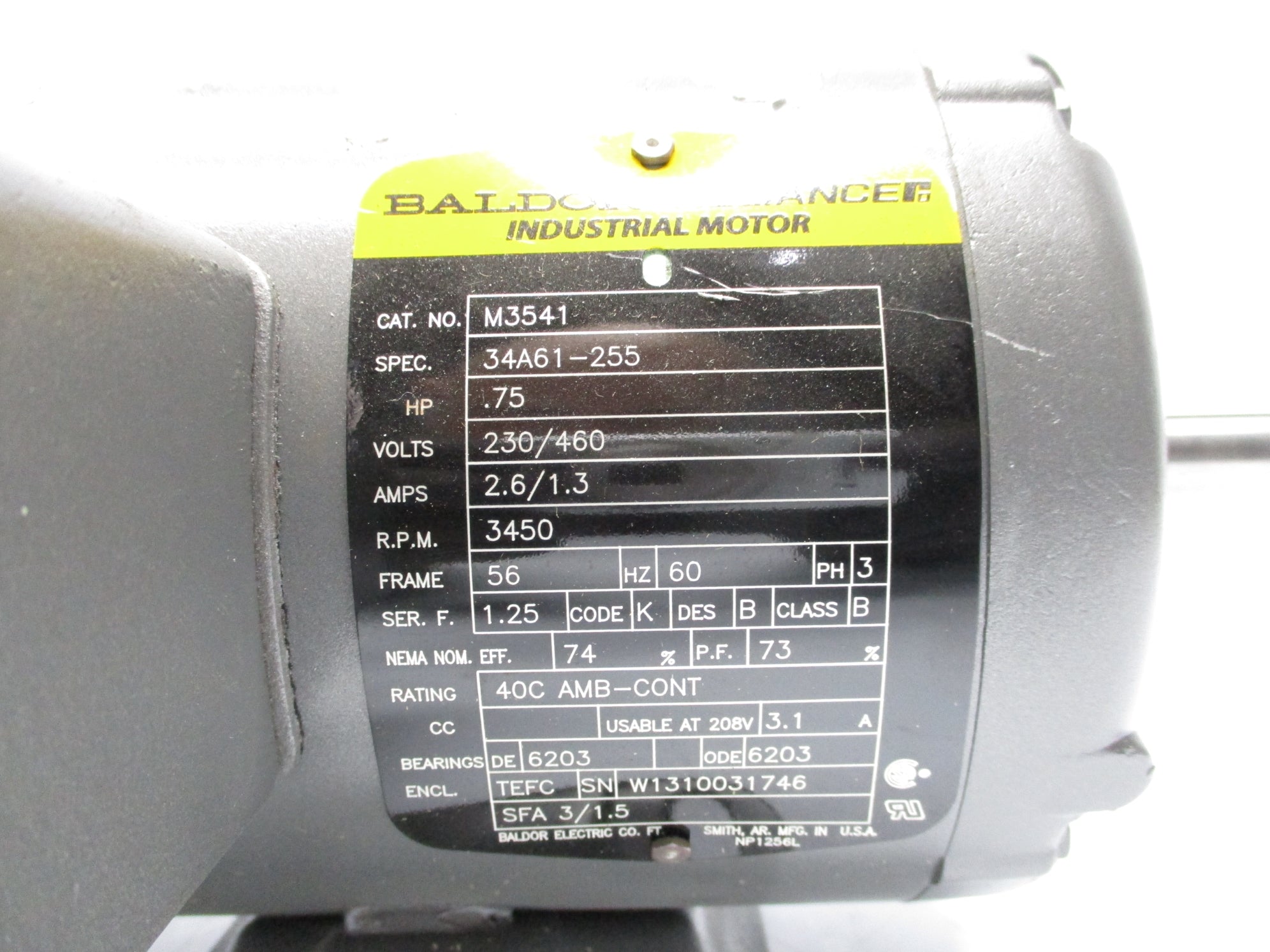 BALDOR VM3541 NSNP