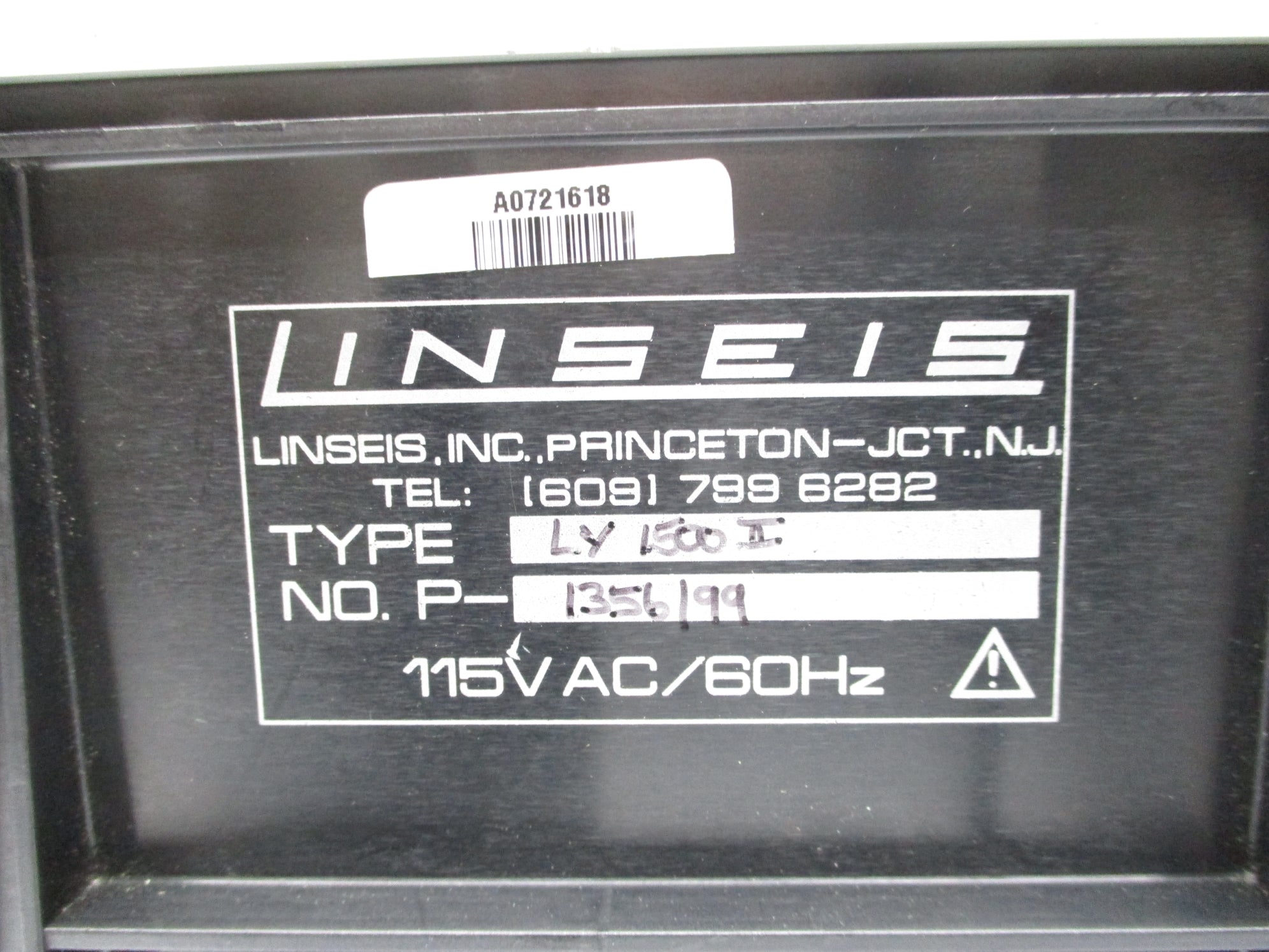 LINSEIS LY1500II 1356199 UNMP