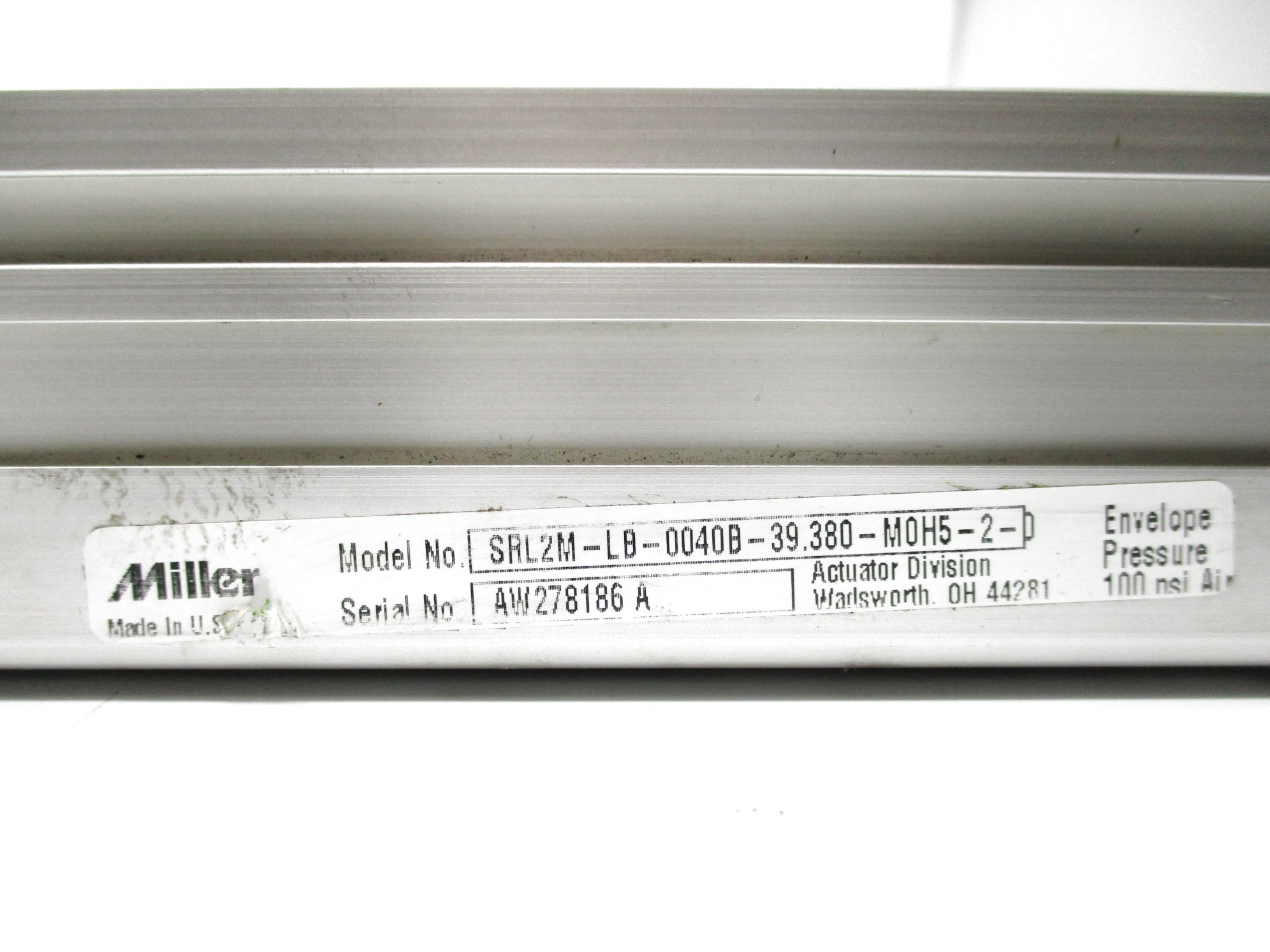 MILLER SRL2M-LB-0040B-39.380-M0H5-2 UNMP