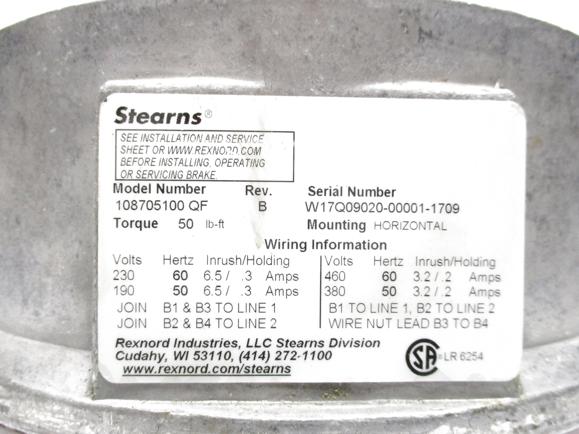 STEARNS 108705100-QF NSNP