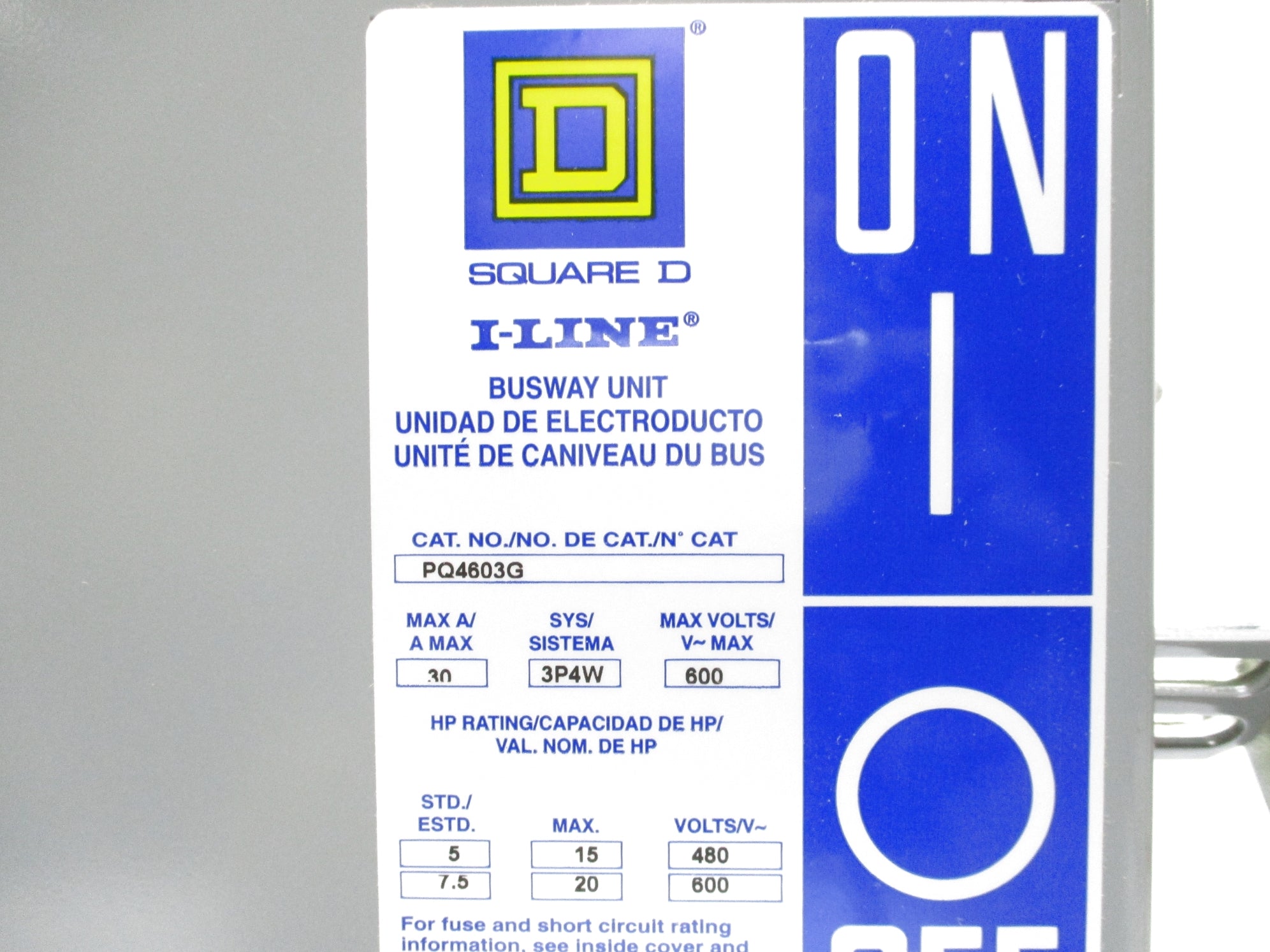 SQUARE D PQ4603G 30A 600V NSMP
