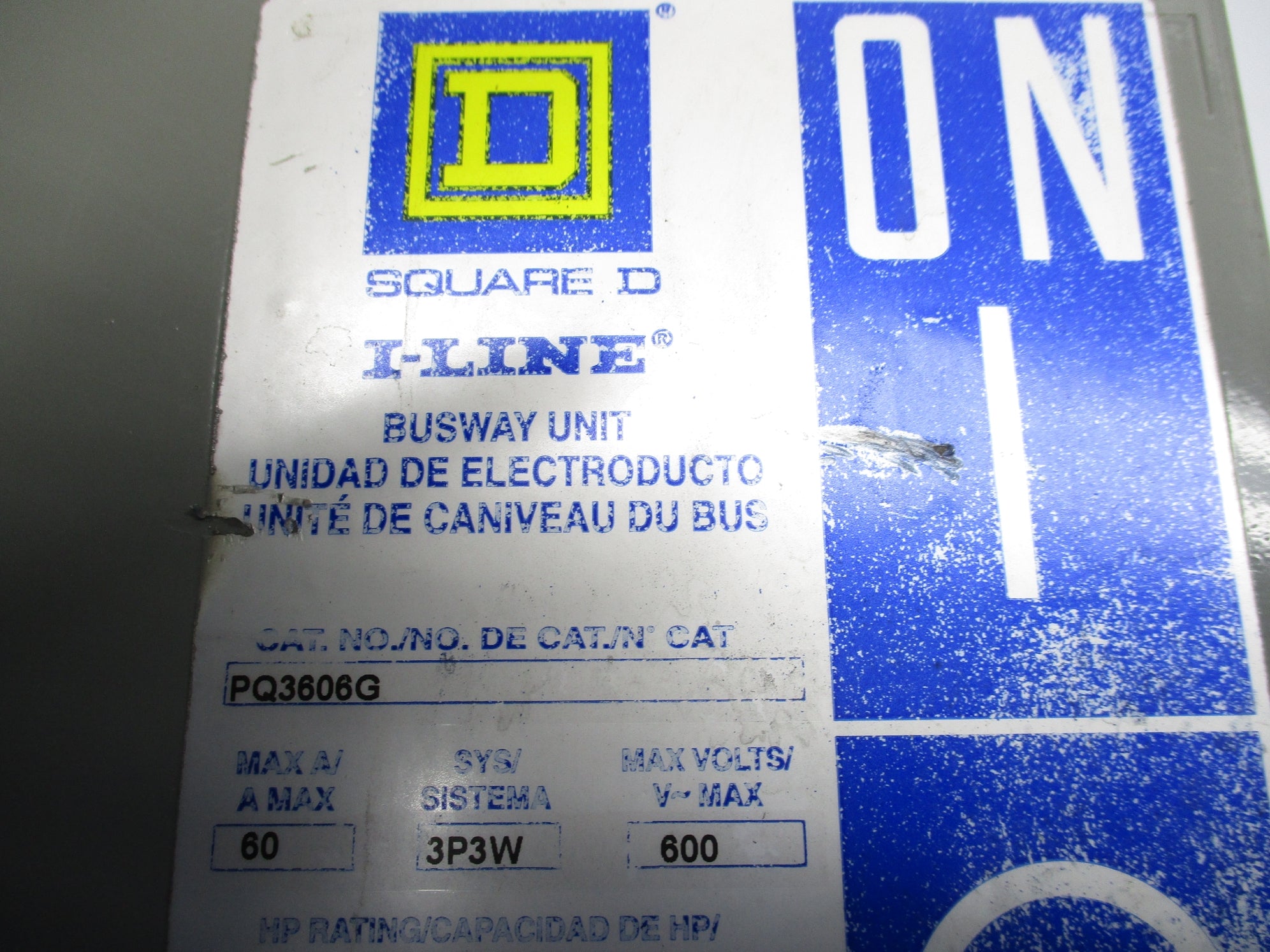 SQUARE D PQ3606G UNMP
