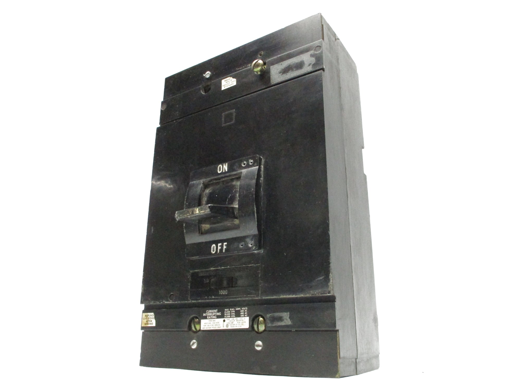 SQUARE D MAL361000 1000A UNMP