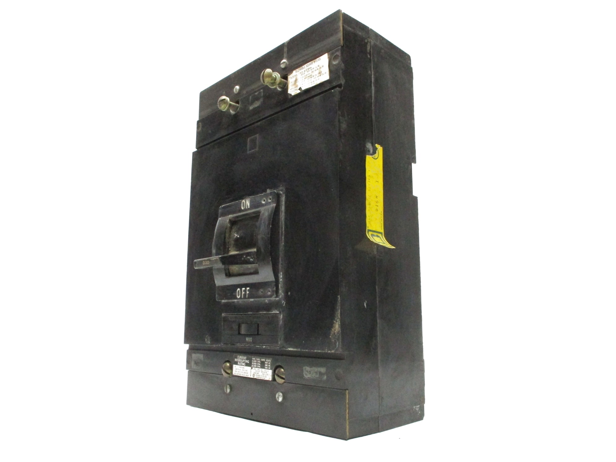 SQUARE D MAP36800Z SER. 1 800A UNMP