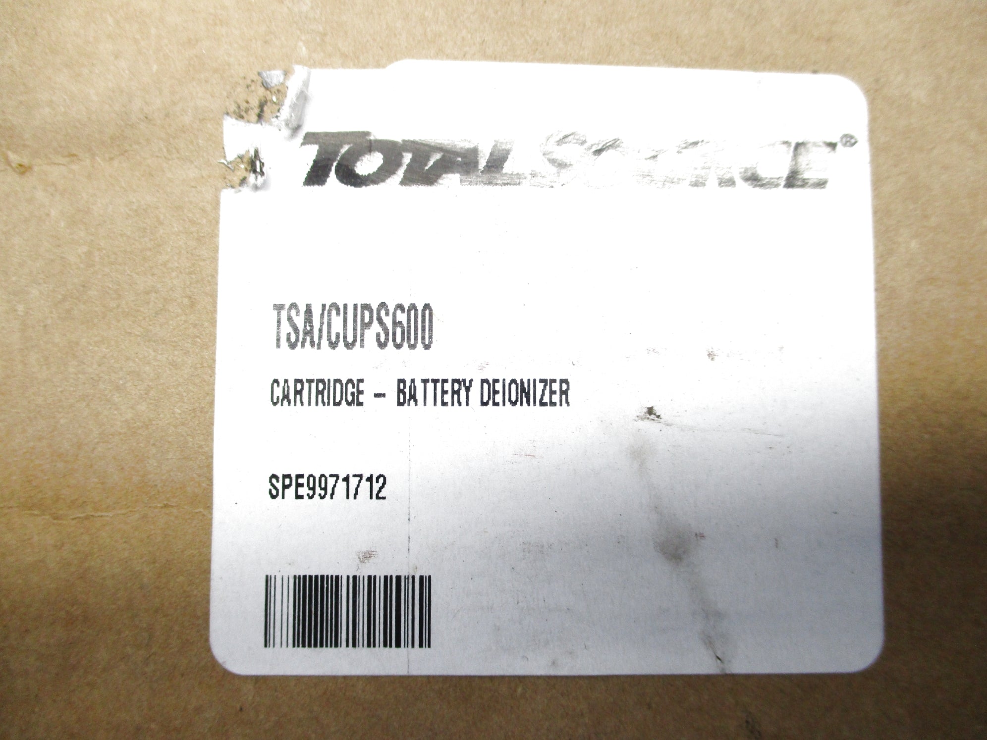 TOTAL SOURCE PS600 TSA/CUPS600 NSFS