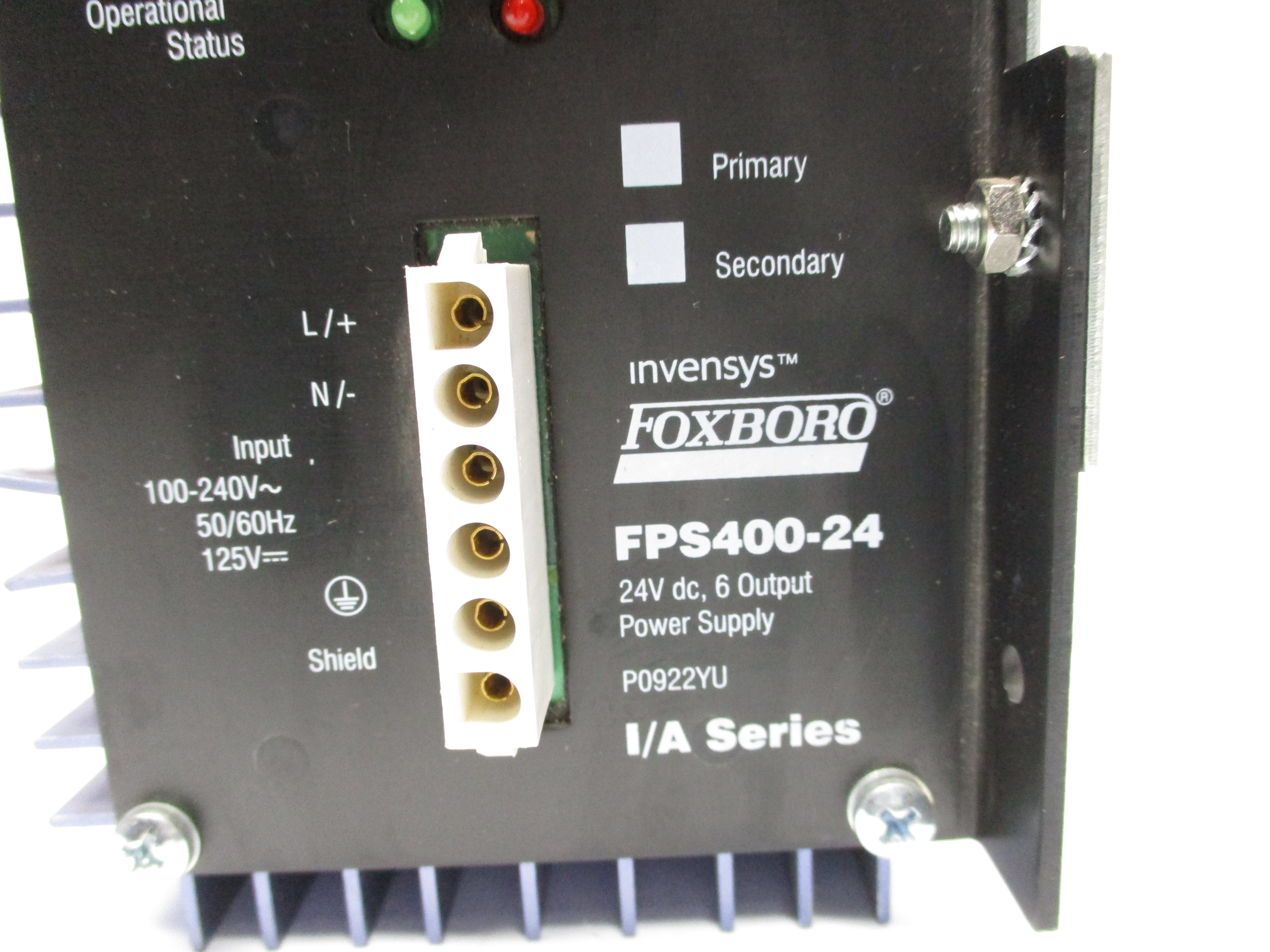 FOXBORO P0922YU I/A SERIES FPS400-24 NSNP