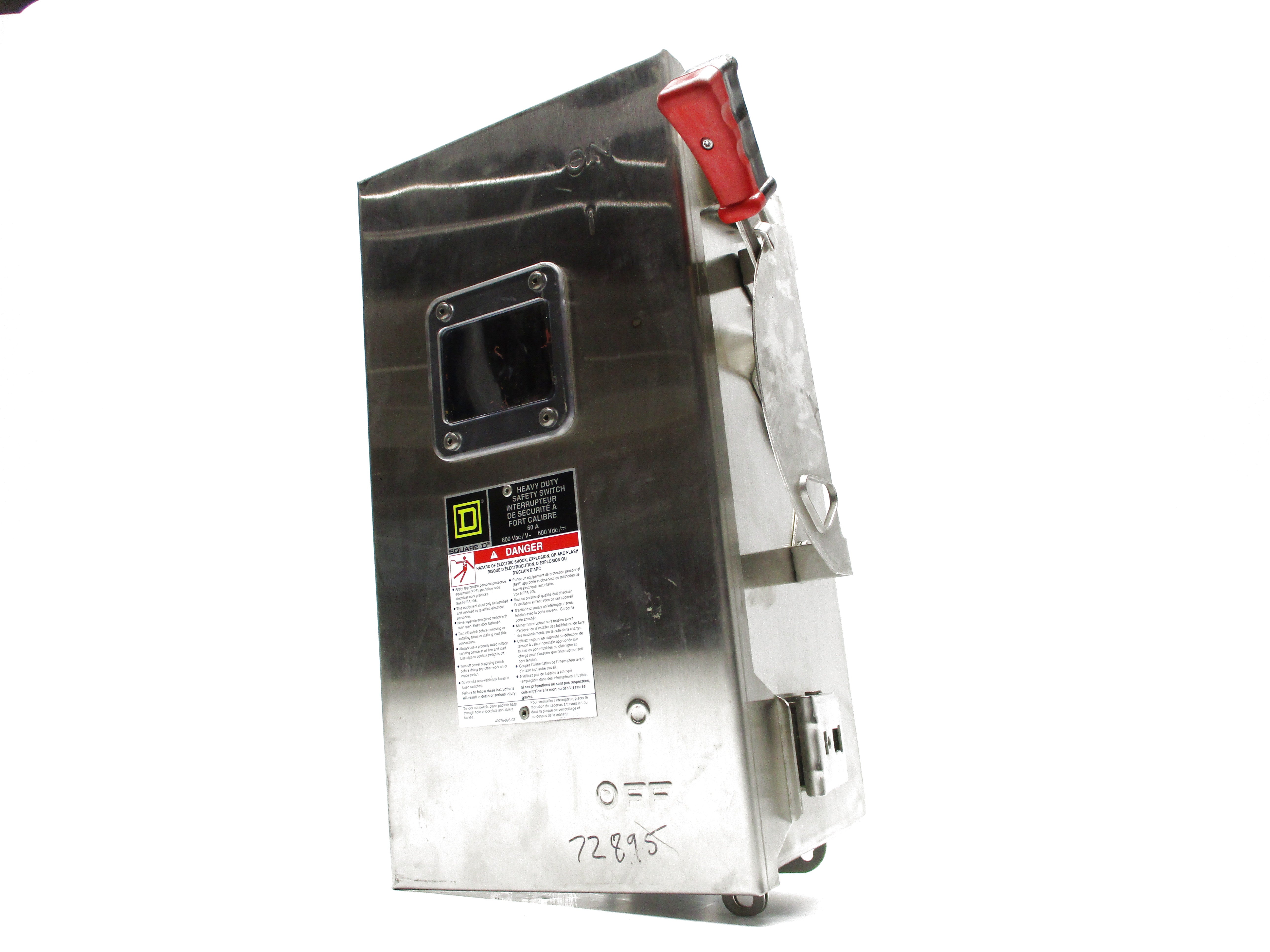 SQUARE D CHU362DS SER. F06 NSNP