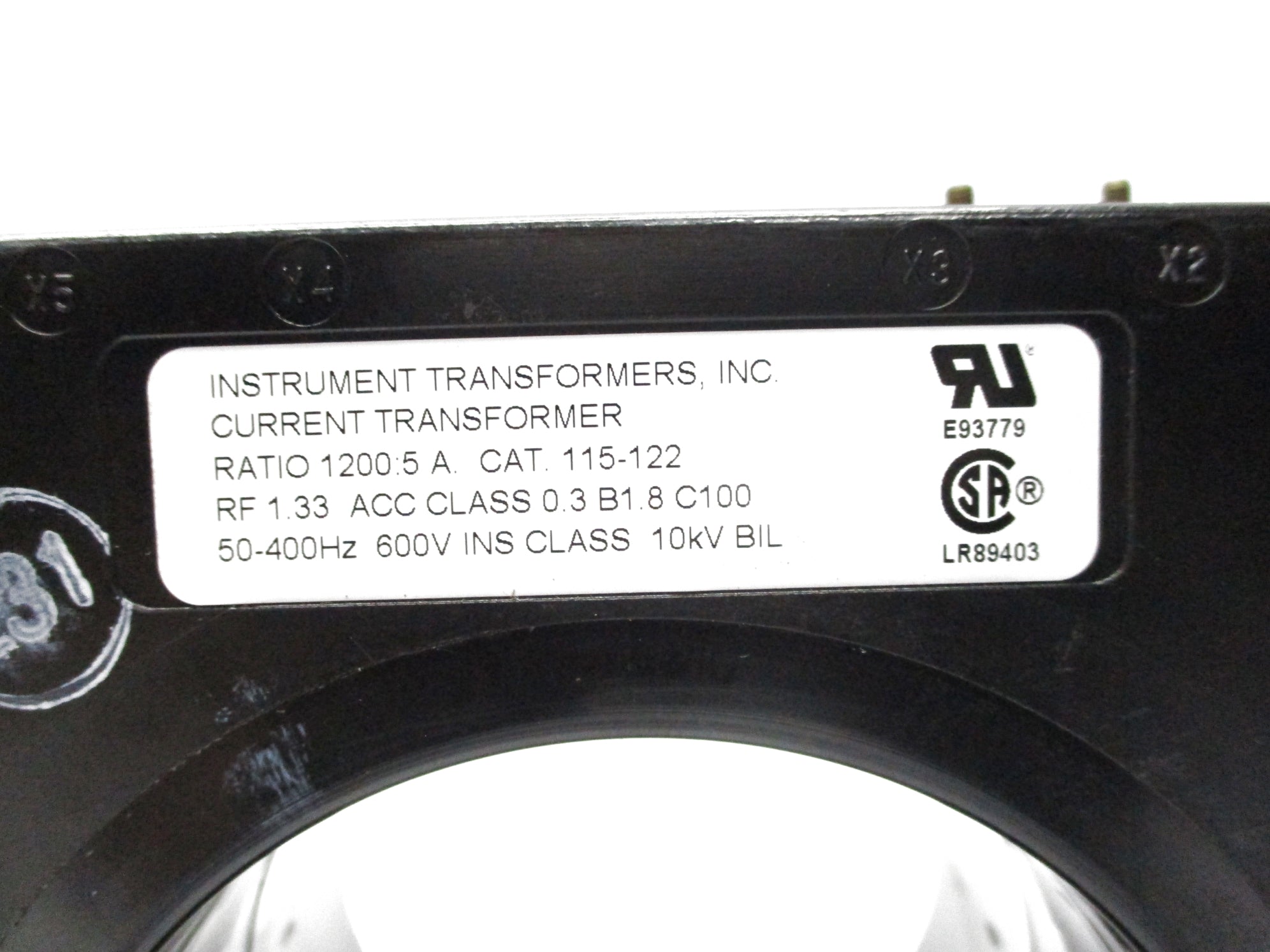 INSTRUMENT TRANSFORMERS 115-122 UNMP