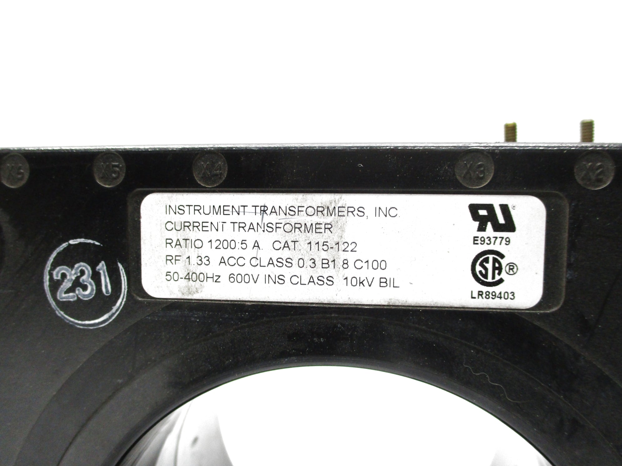 INSTRUMENT TRANSFORMER 115-122 UNMP