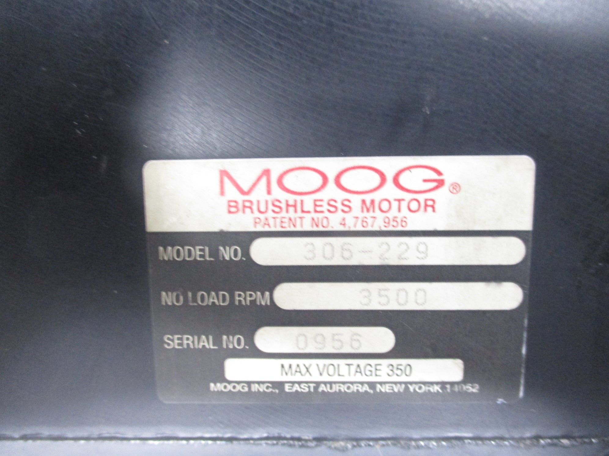 MOOG 306-229 (AS PICTURED) UNMP
