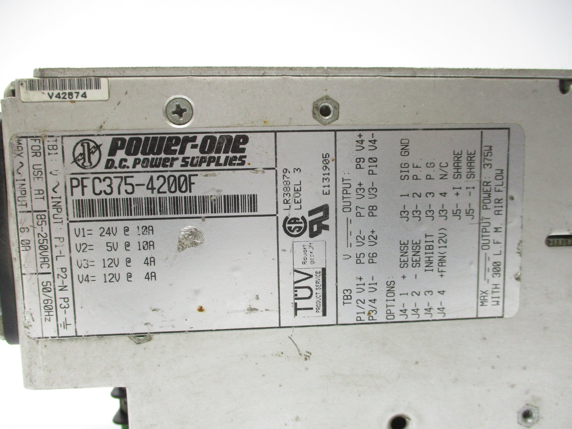 POWER ONE PFC375-4200F UNMP