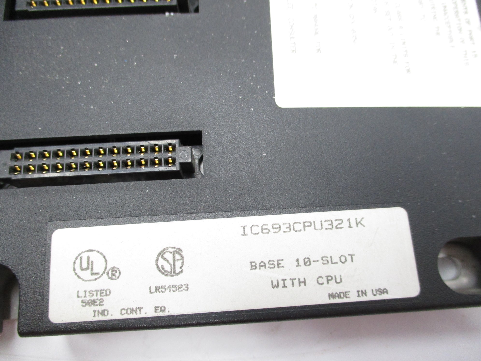 GE FANUC IC693CPU321K UNMP