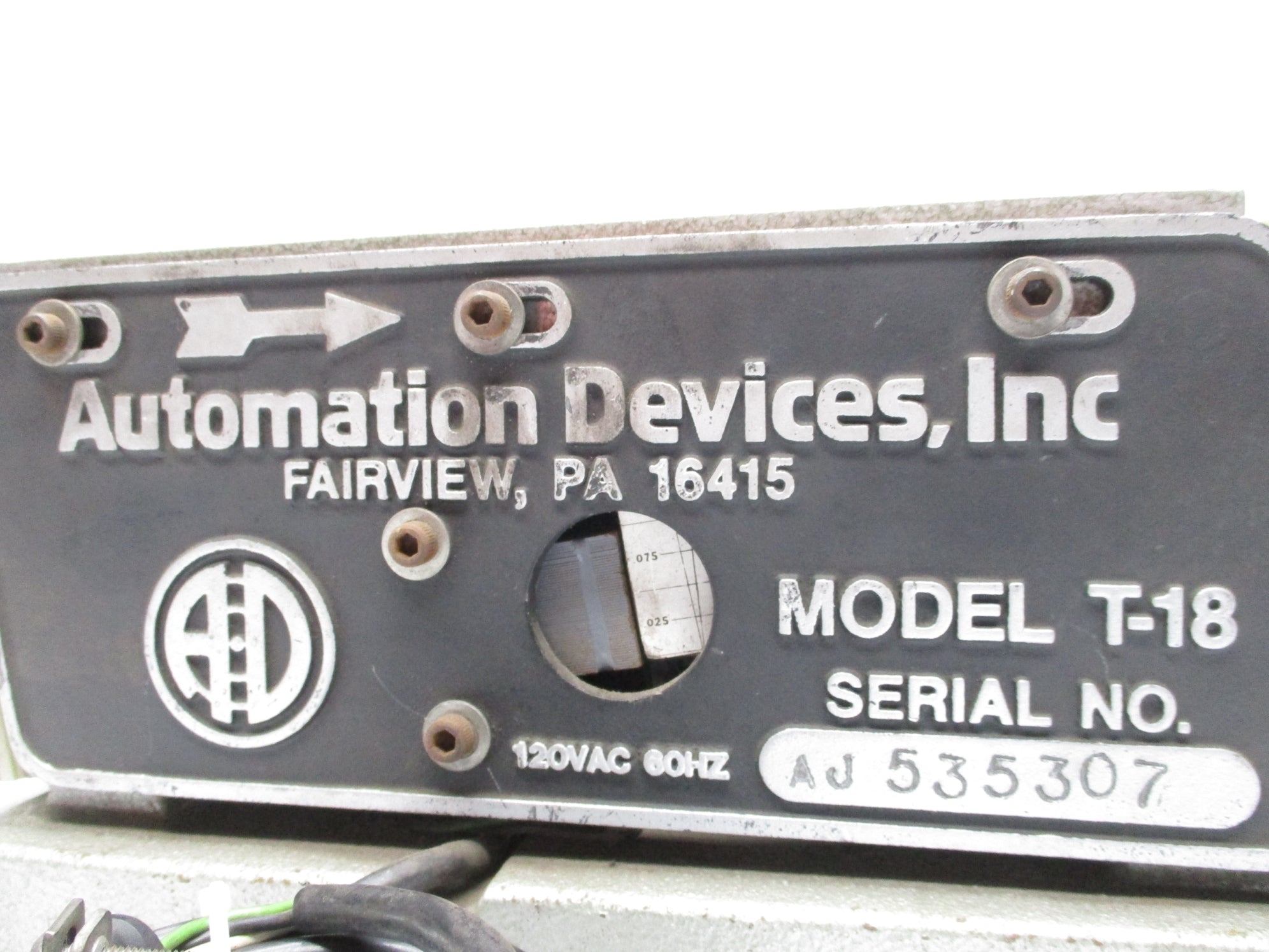 AUTOMATION DEVICES MODEL T-18 UNMP
