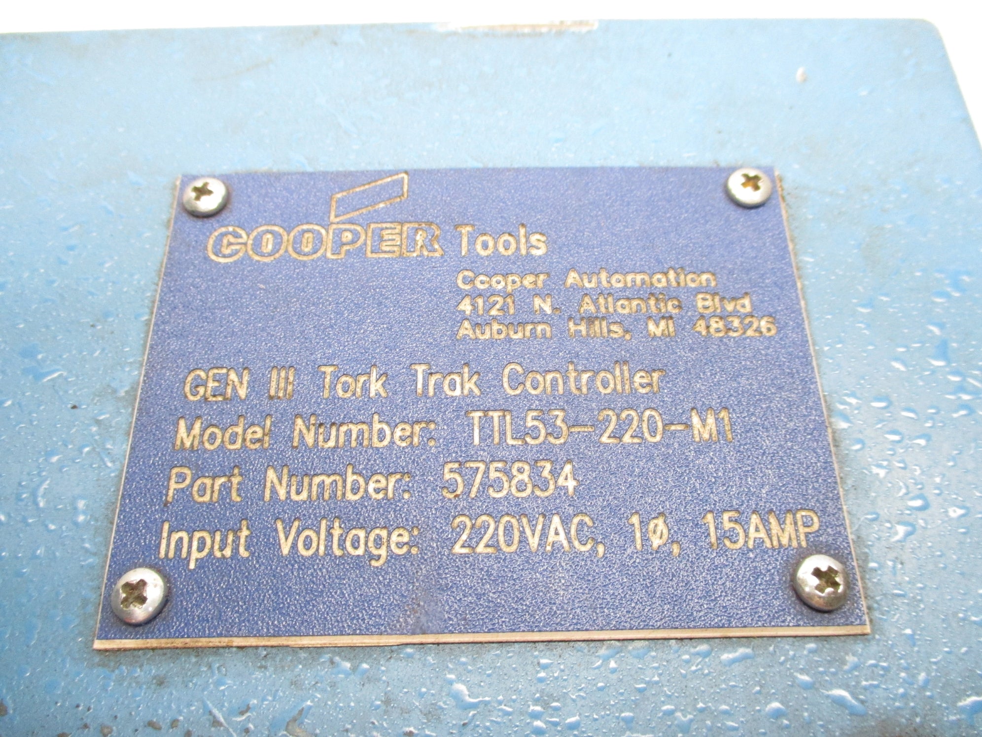 COOPER TTL53-220-M1 575834 UNMP