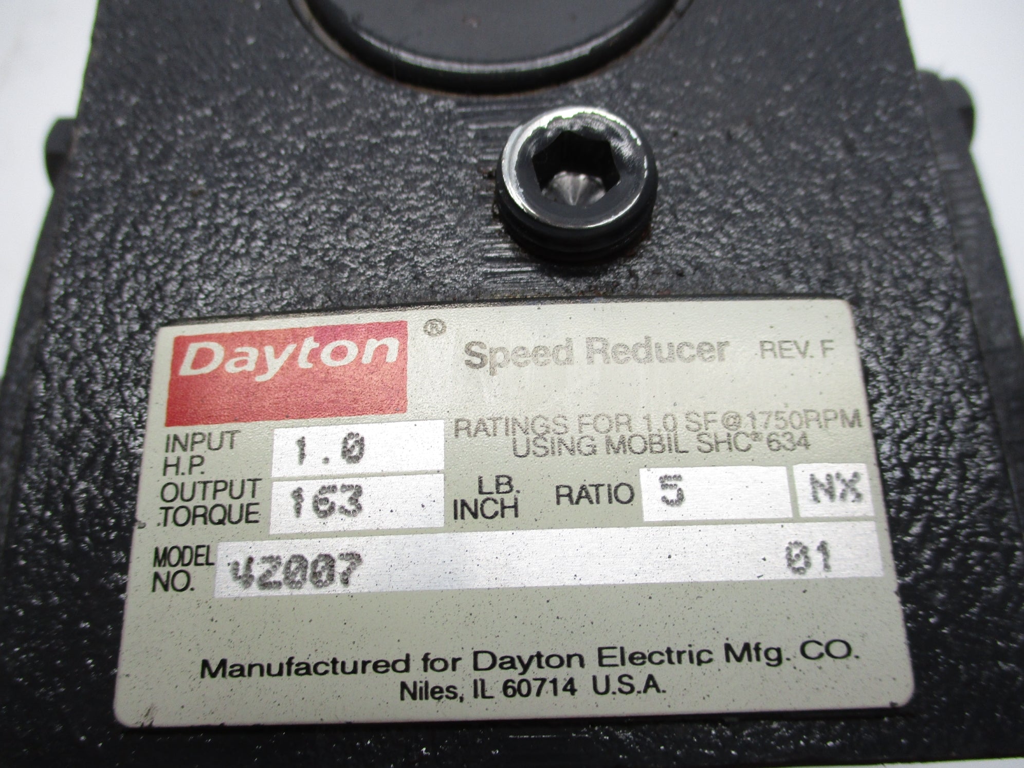 DAYTON 4Z007 NSMP