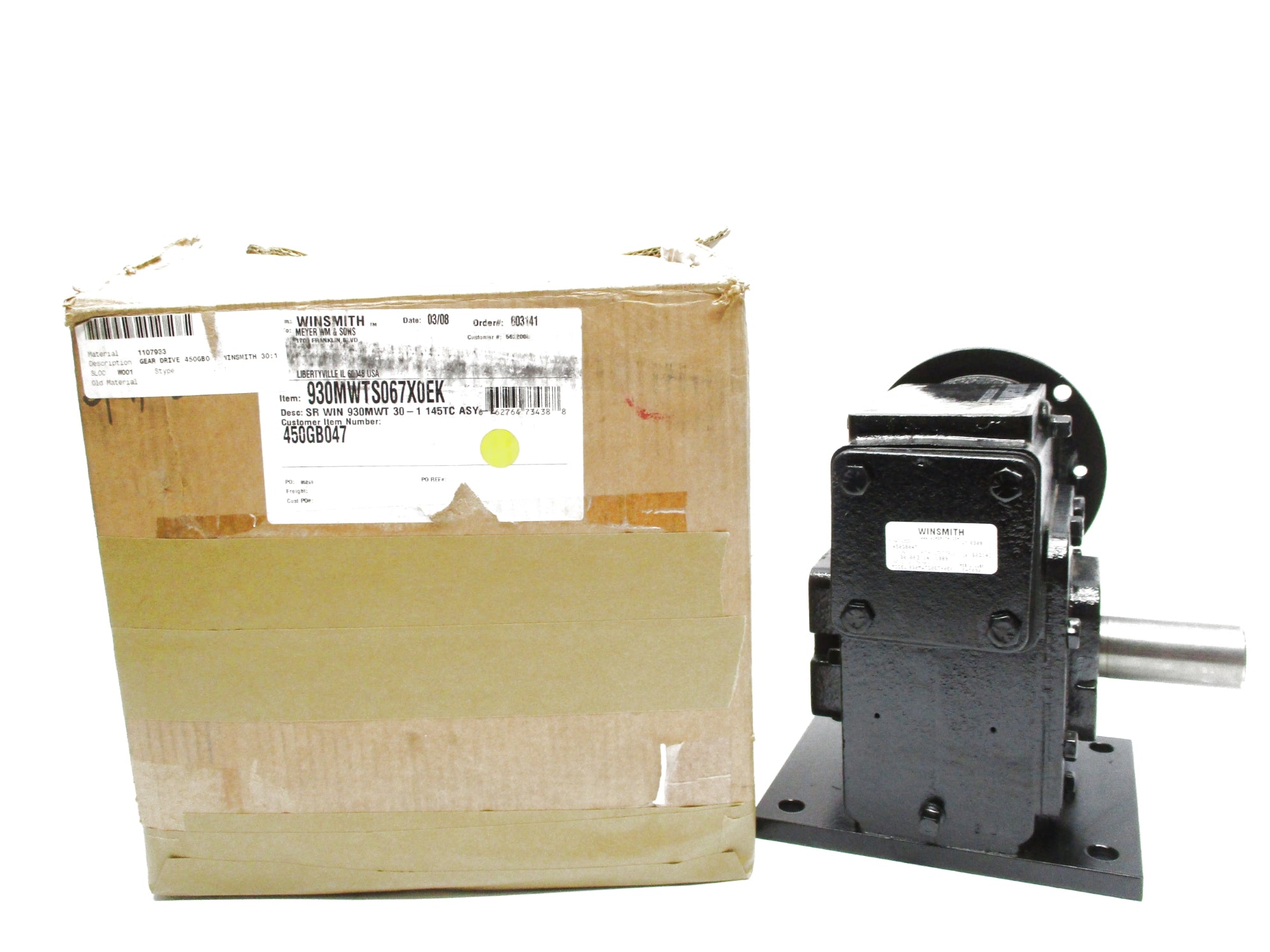 WINSMITH 930MWTS067X0EK 450GB047 NSMP