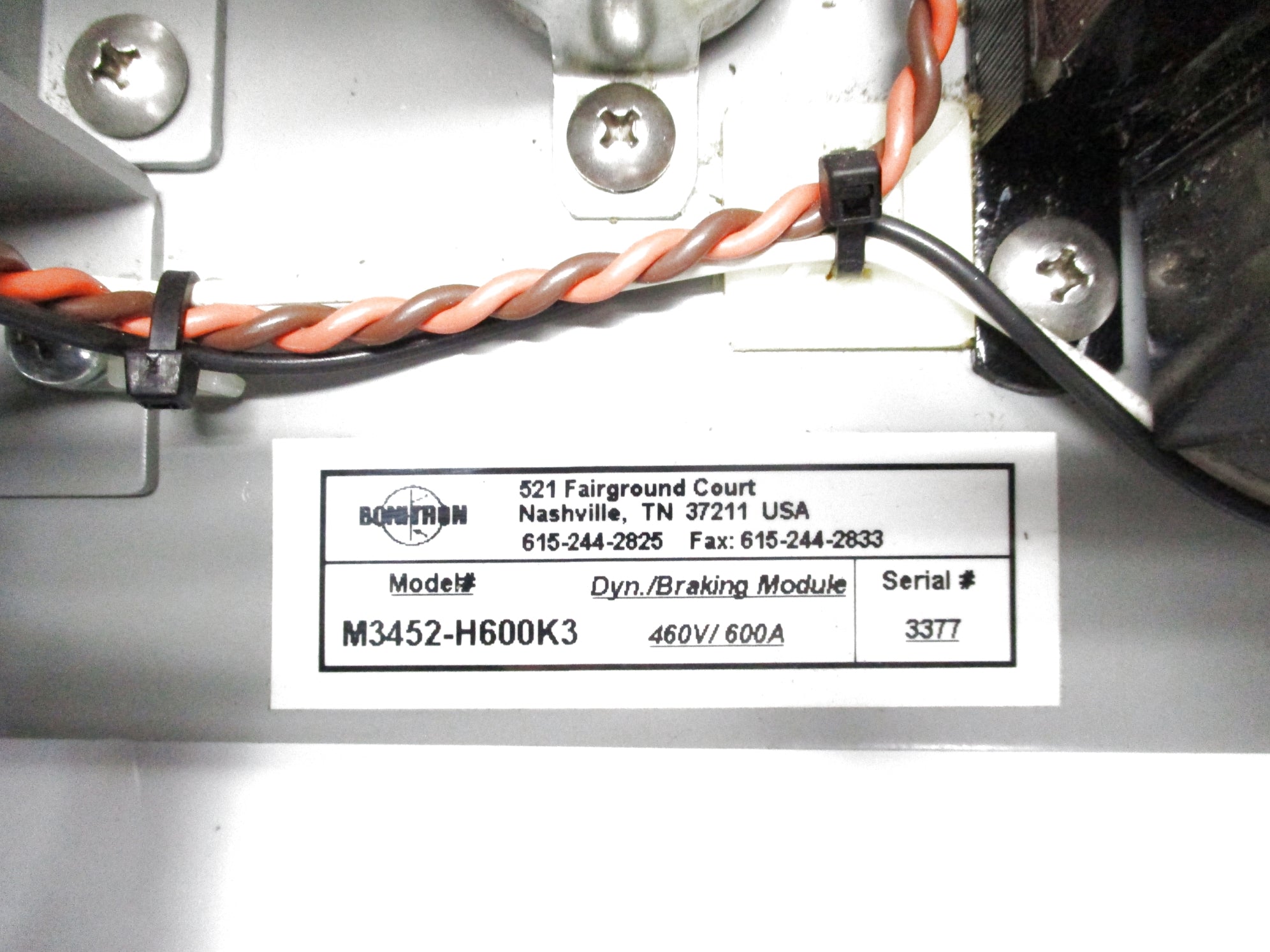 BONITRON M3452-H600K3 UNMP