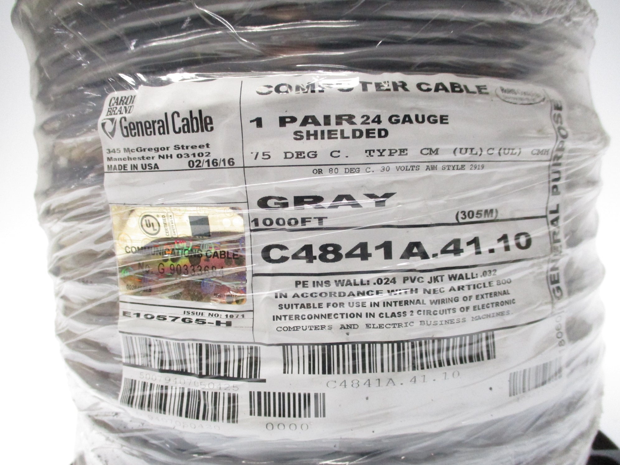 GENERAL CABLE C4841A.41.10 NSMP