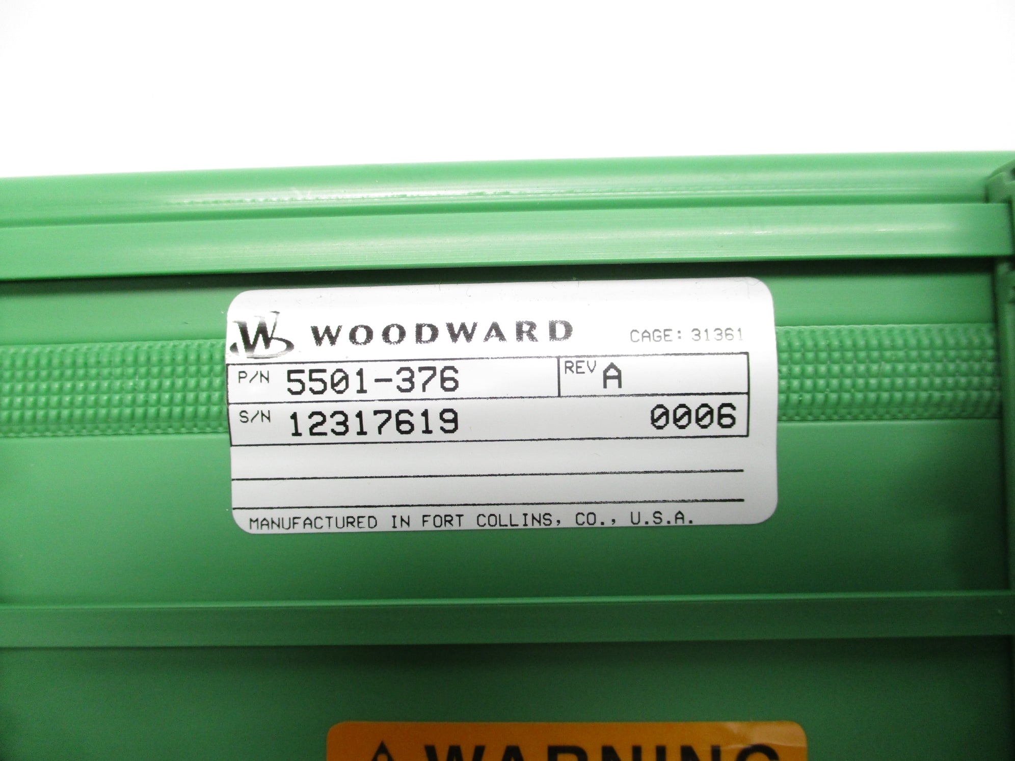 WOODWARD 5501-376 REV. A REMAN
