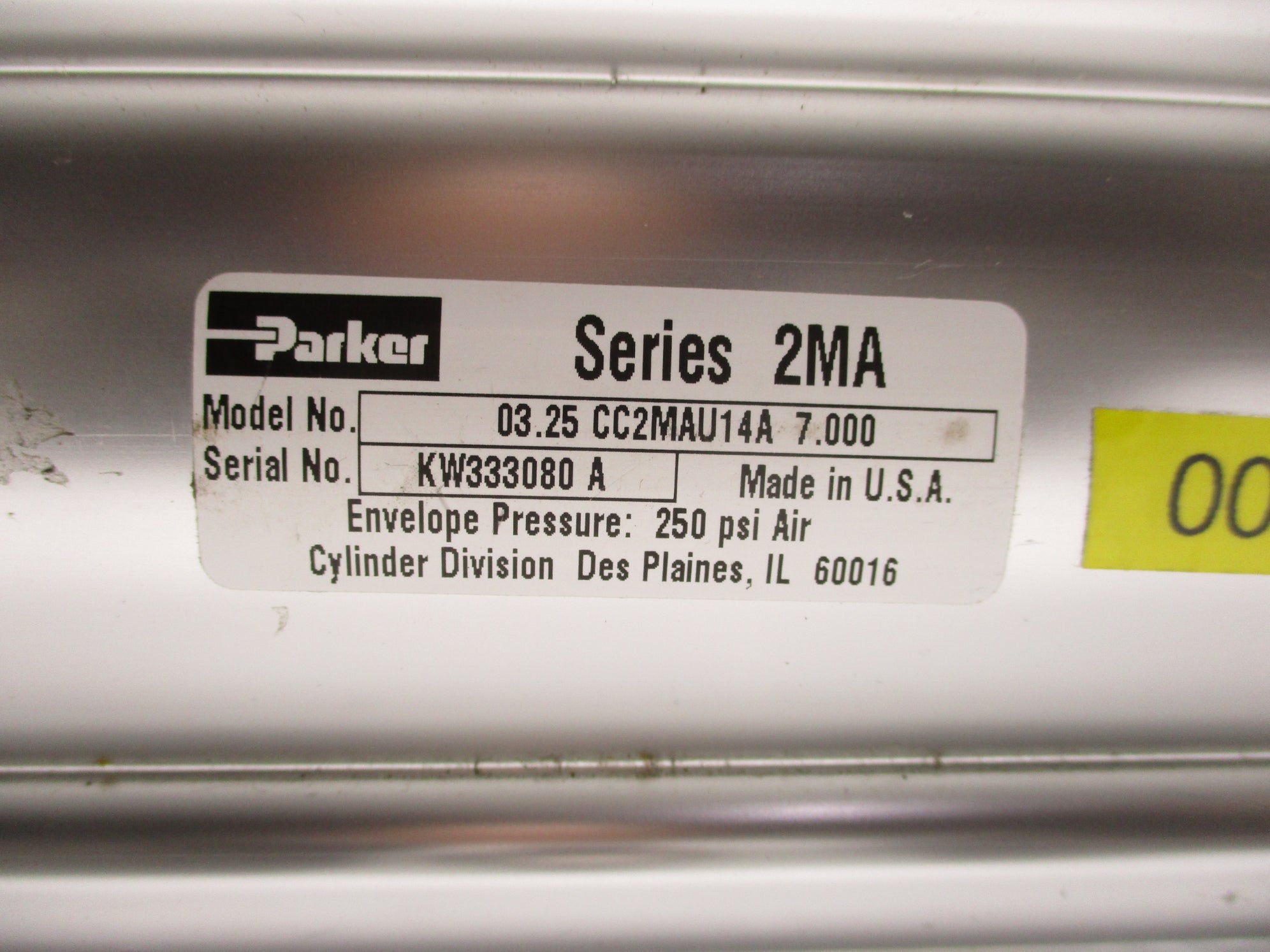 PARKER 3.25CC2MAU14A7.000 SERIES 2MA NSNP
