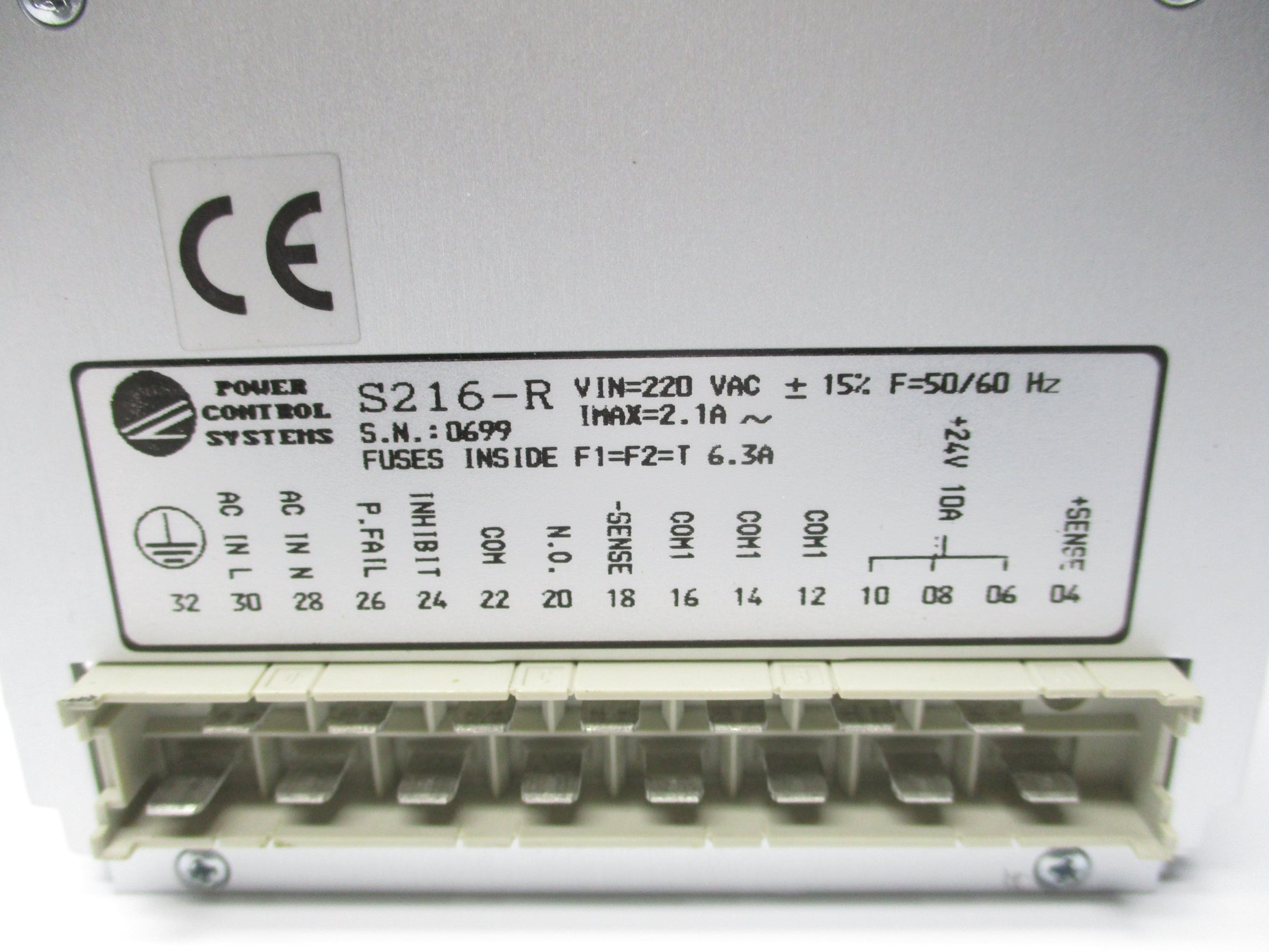POWER CONTROL SYSTEMS S216-R UNMP