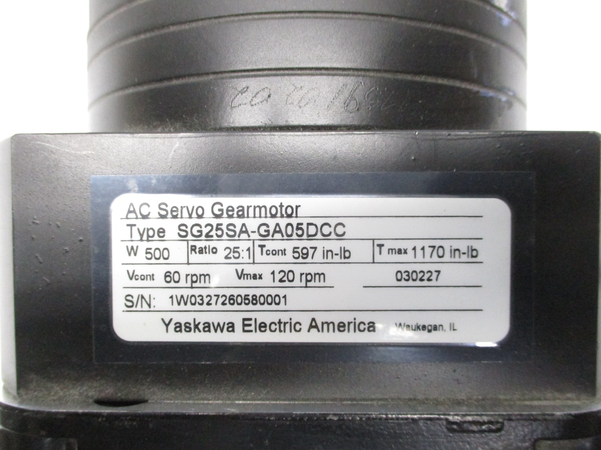 ALPHA LP-120-M02-25-111-000 SGMGH-05DCA6C UNMP