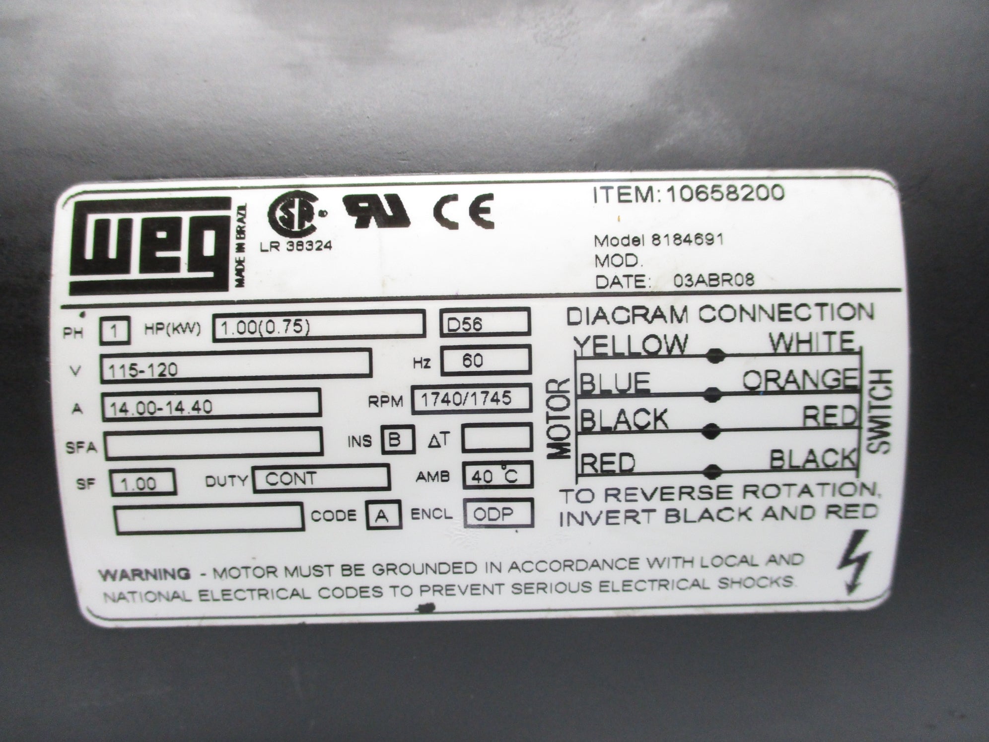 WEG 10658200 8184691 NSNP