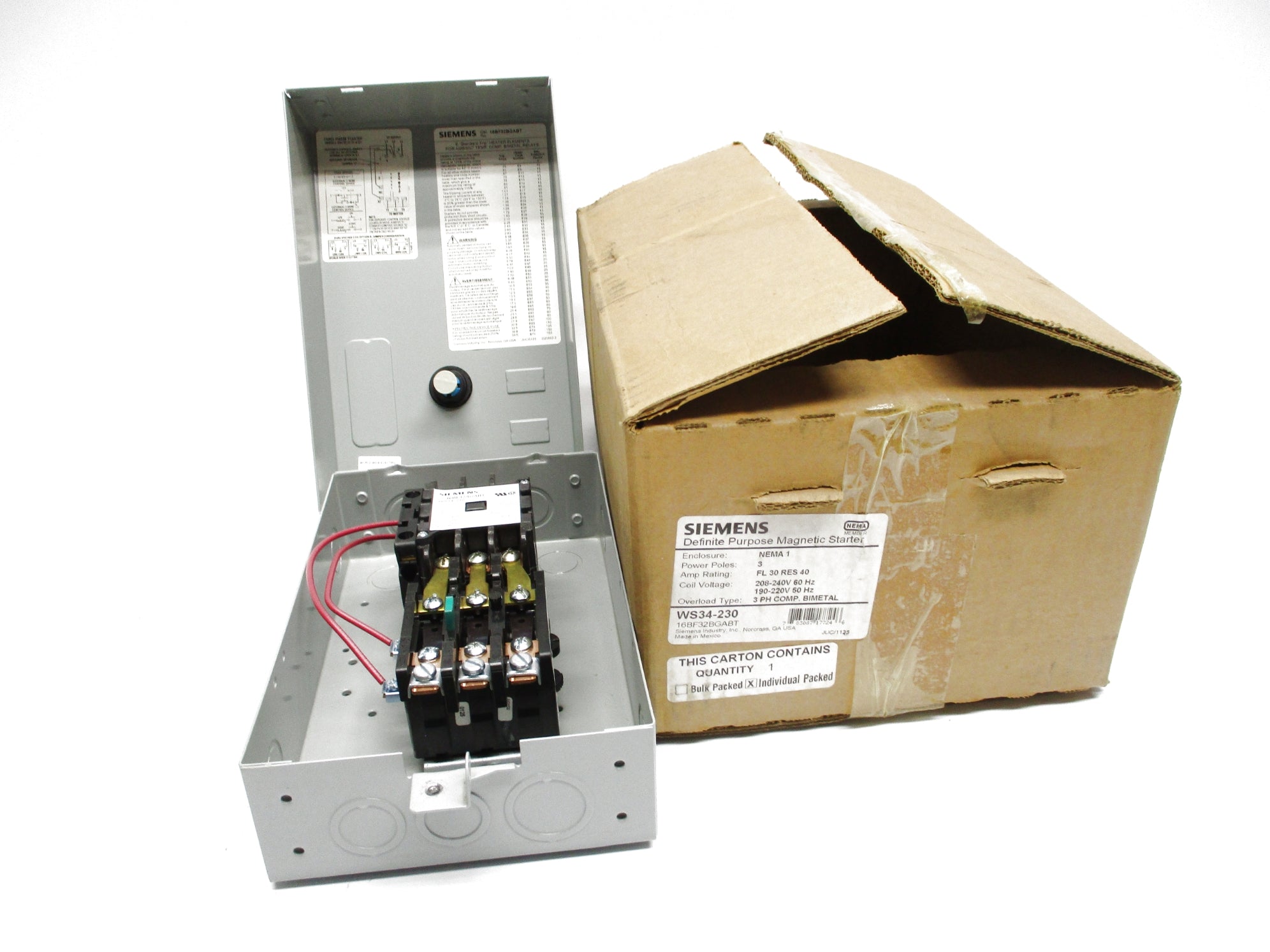 SIEMENS 16BF32BGABT WS34-230 NSMP